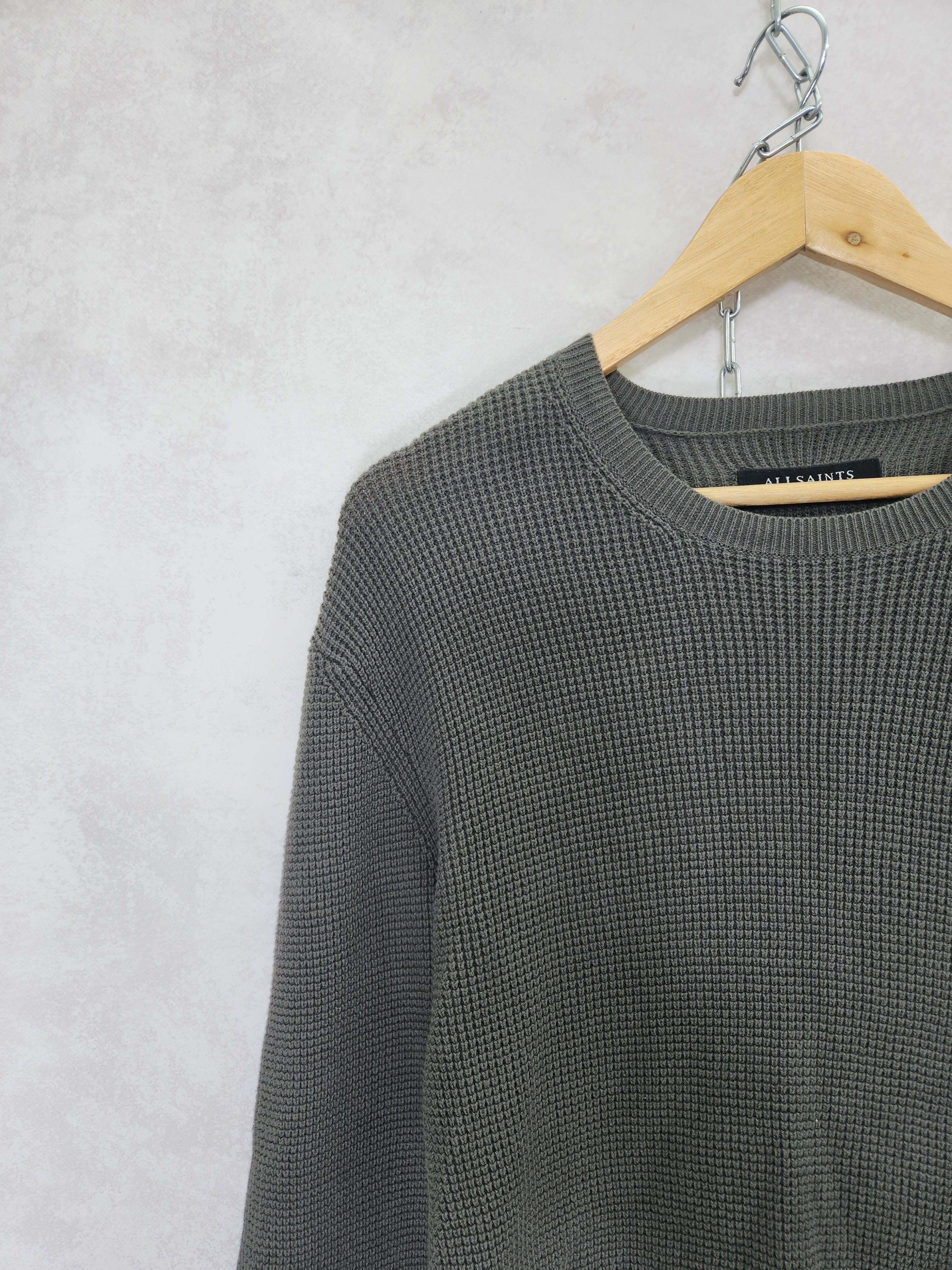 Allsaints Allsaints triac crew knit gray sweater size M Size US M / EU 48-50 / 2 - 2 Thumbnail