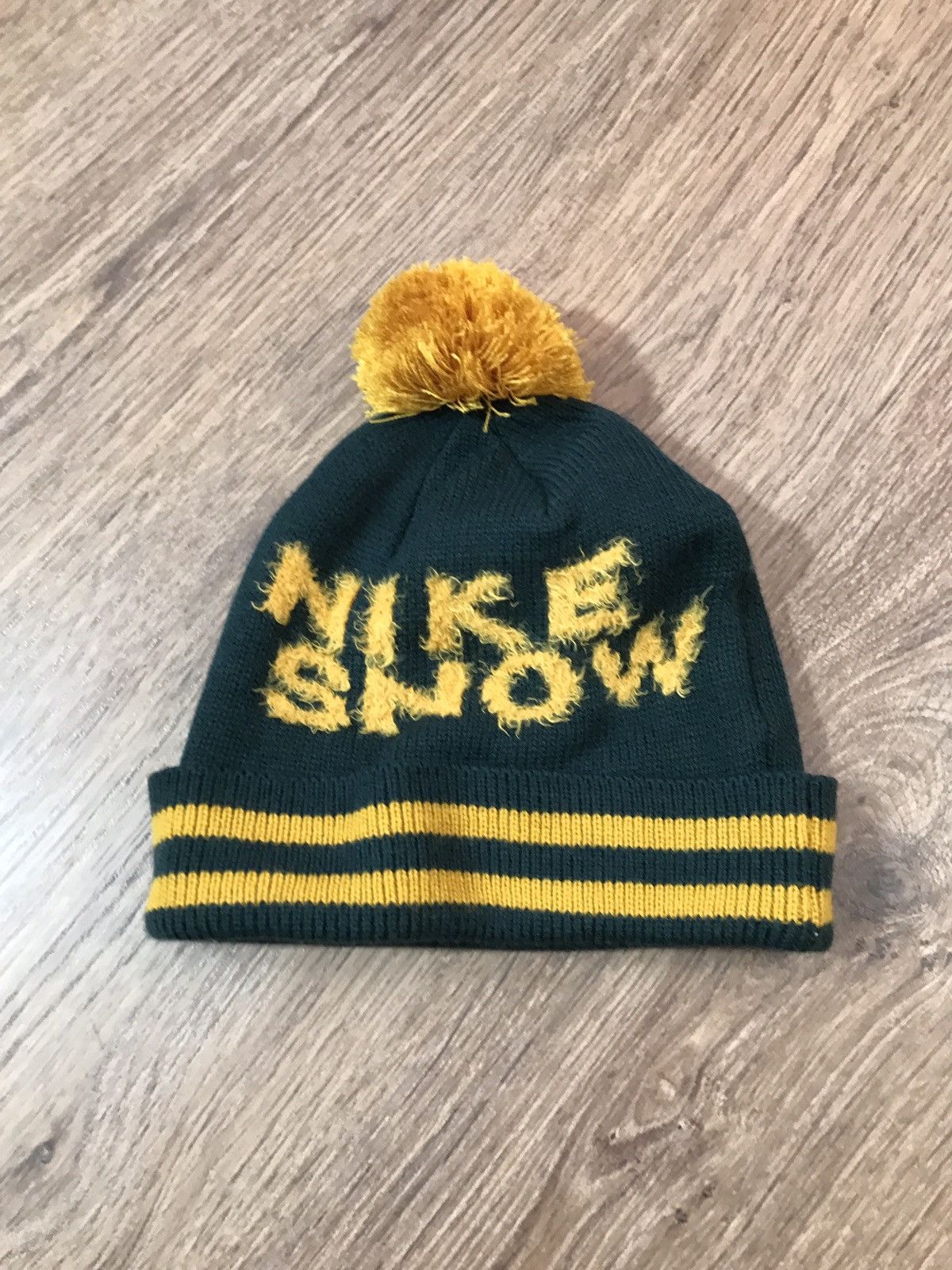 Nike × Vintage Nike Snow Winter Knit Beanie rare hat Size ONE SIZE - 5 Thumbnail