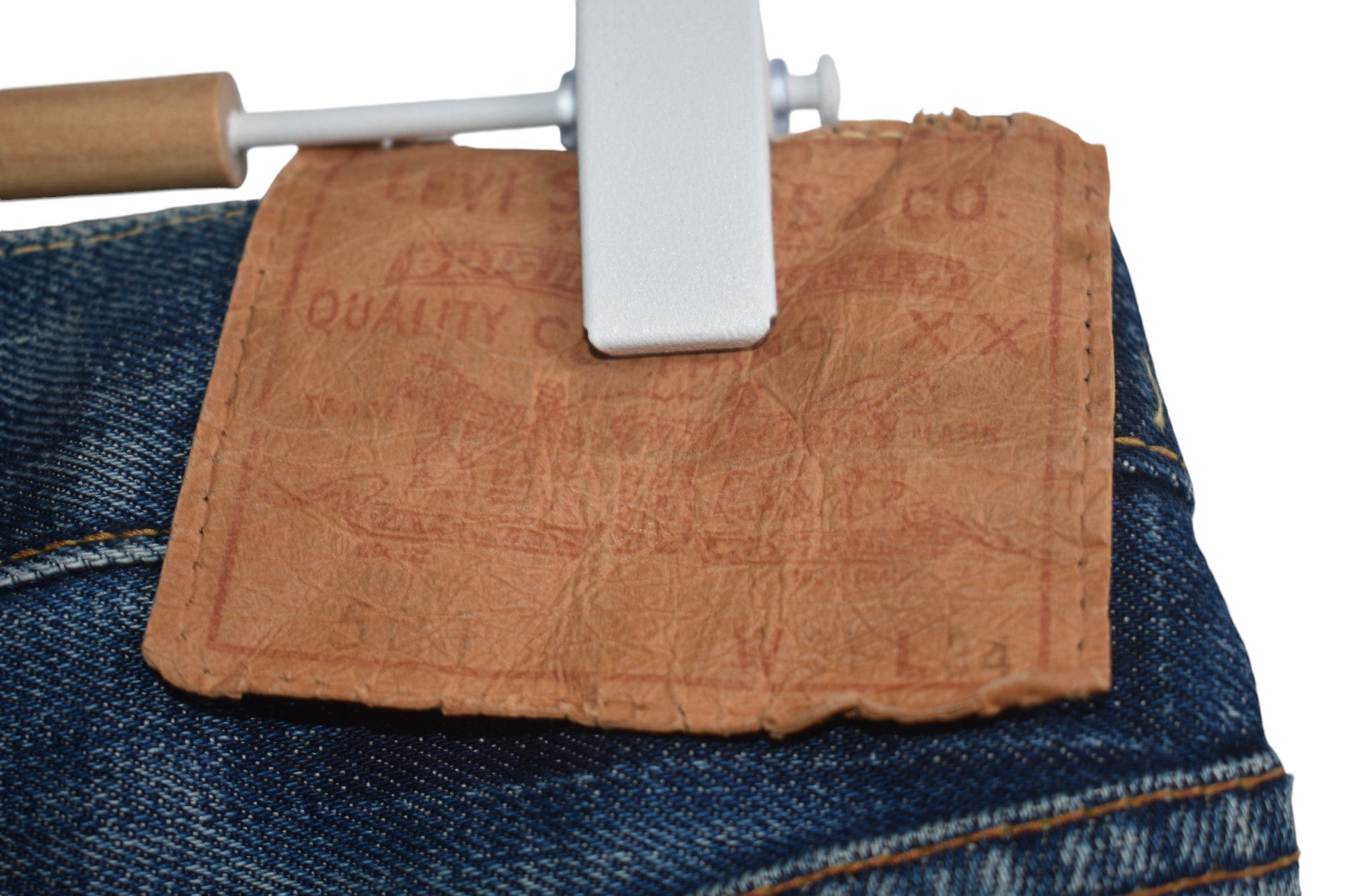Levi's × Vintage Rare 🔥 90'S Levis 501 Big E Selvedge W30 Size US 30 / EU 46 - 8 Thumbnail