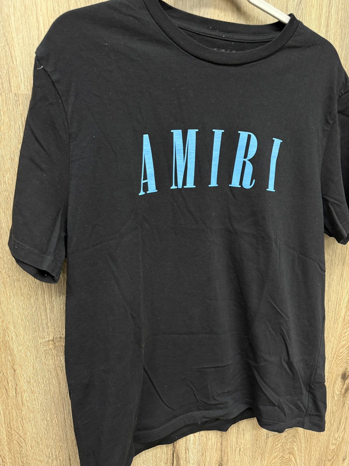 Amiri Amiri Blue Logo Short Sleeve Size US M / EU 48-50 / 2 - 4 Thumbnail
