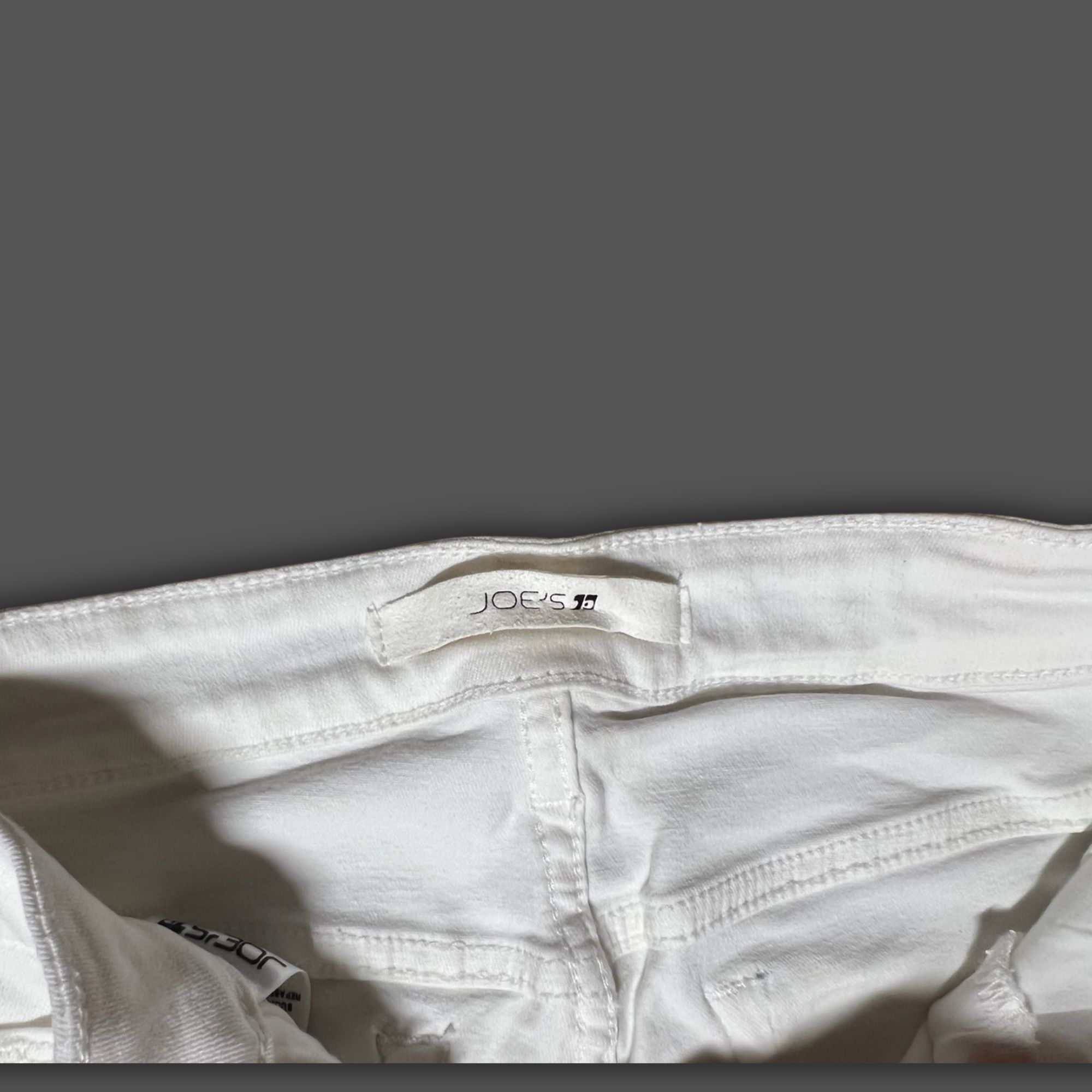Joe's Joes Womens Skinny Ankle Jeans White W27 Cotton Blend Comfor Size 27" / US 4 / IT 40 - 4 Thumbnail