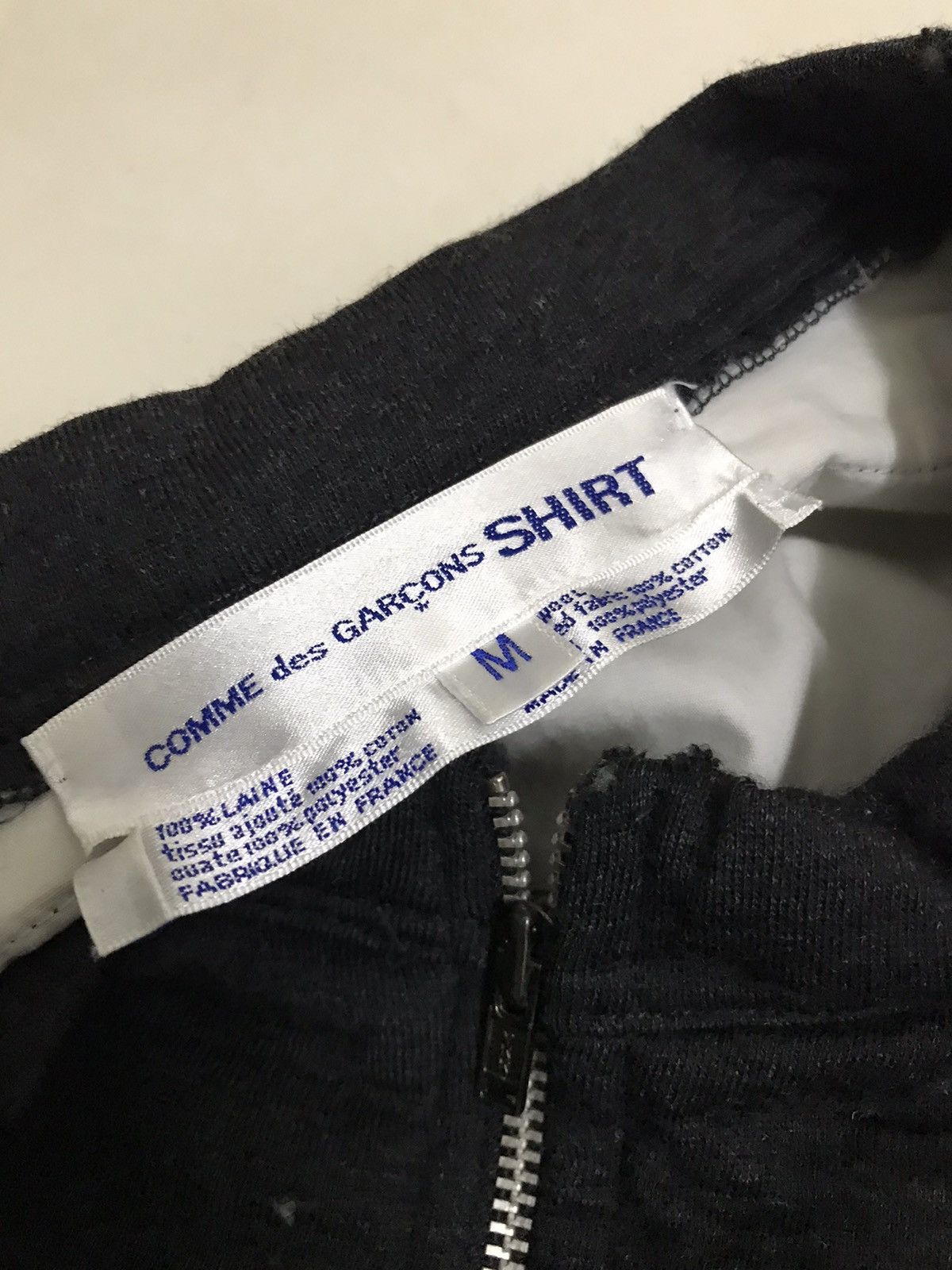 Comme des Garcons Comme des Garçons Shirt Wool Distressed Jacket Size US M / EU 48-50 / 2 - 10 Thumbnail