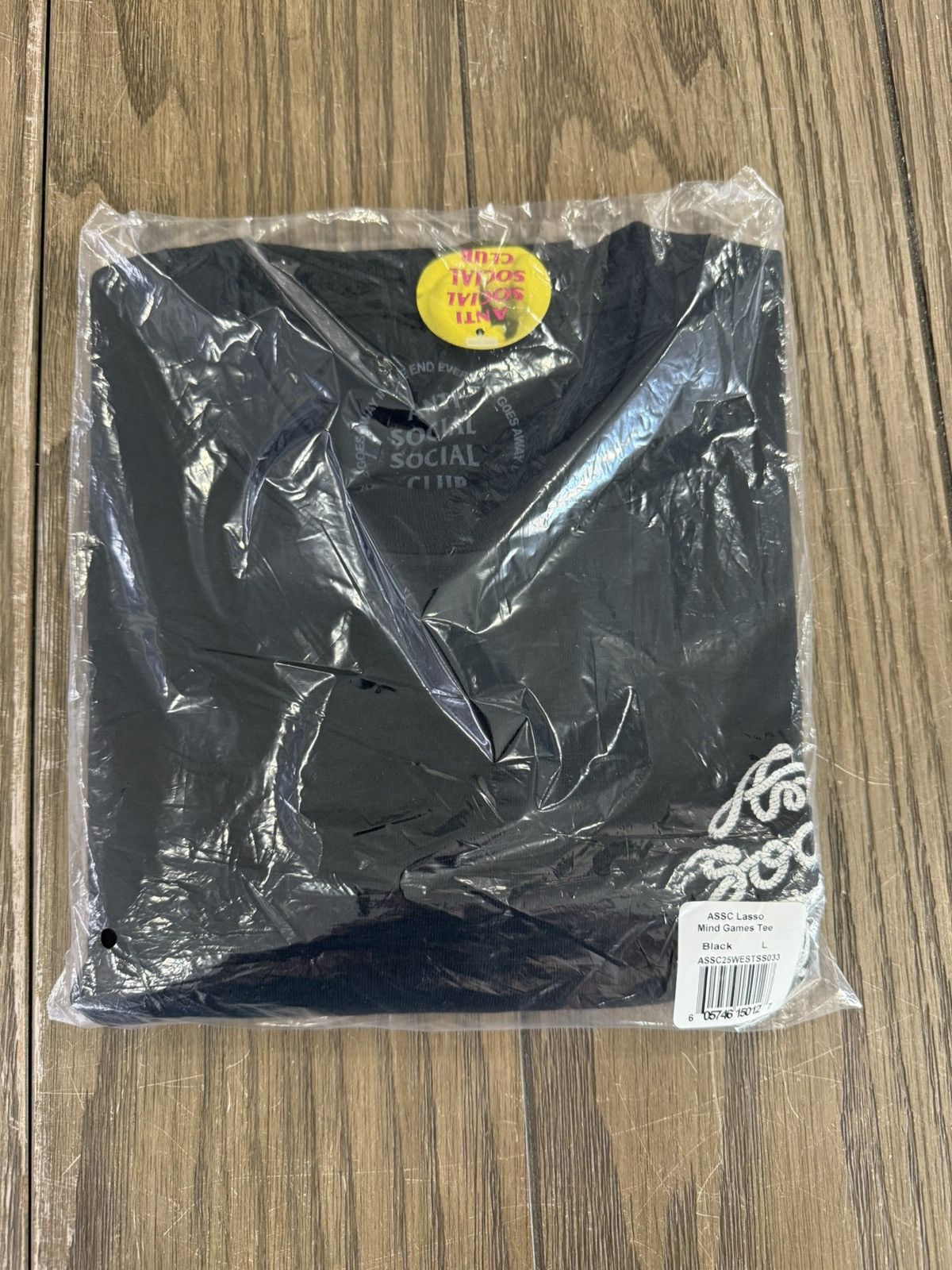 Anti Social Social Club ASSC Anti Social Club Mind Games Lasso Tee Shirt Black Large Size US L / EU 52-54 / 3 - 6 Thumbnail