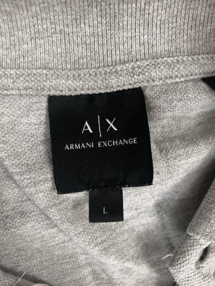 Armani Exchange AX Armani Exchange grey logo decal contrast polo large Size US L / EU 52-54 / 3 - 3 Thumbnail