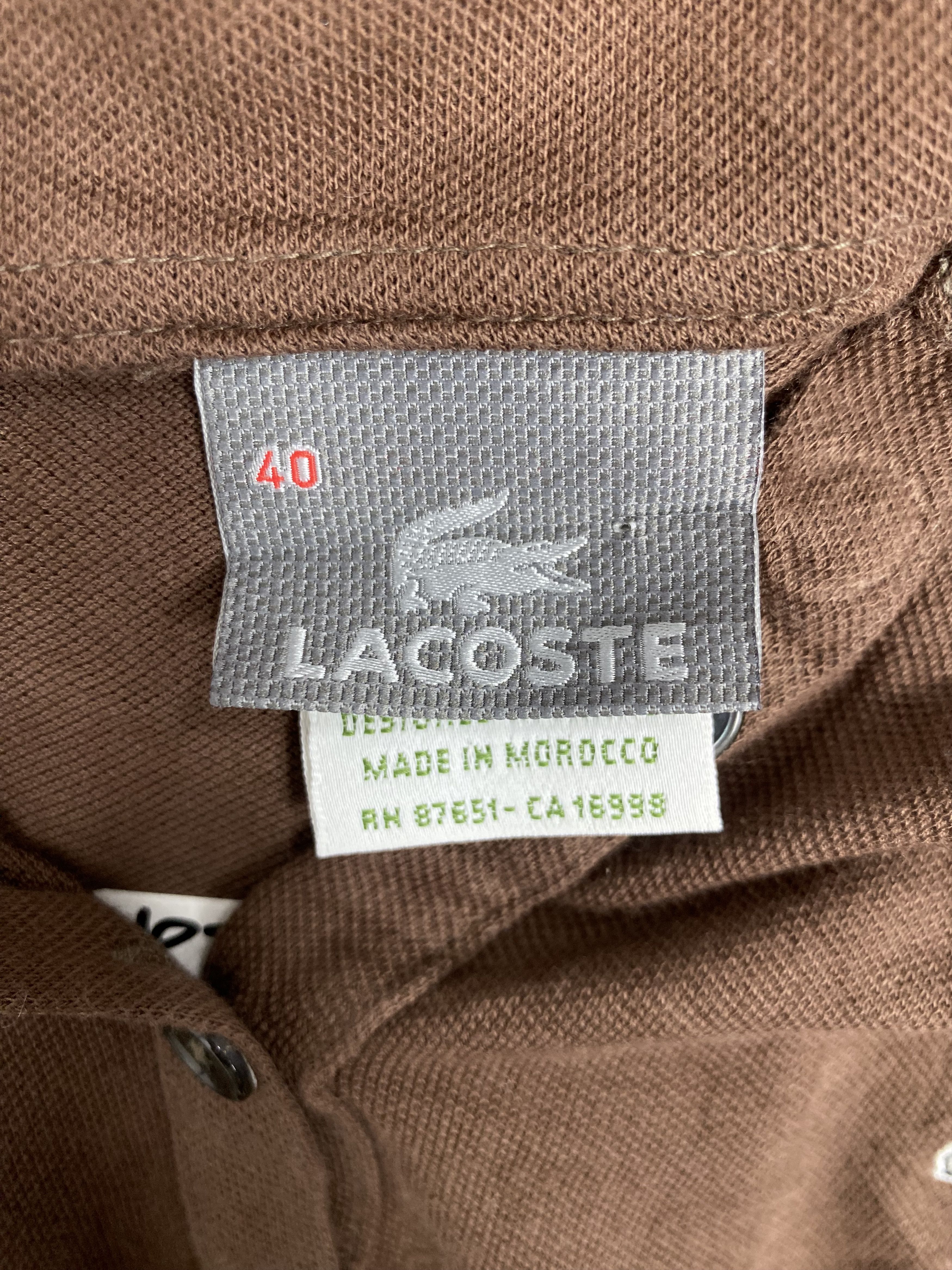 Lacoste Vintage Lacoste Half Button Shirts PT0039 Size US S / EU 44-46 / 1 - 6 Thumbnail
