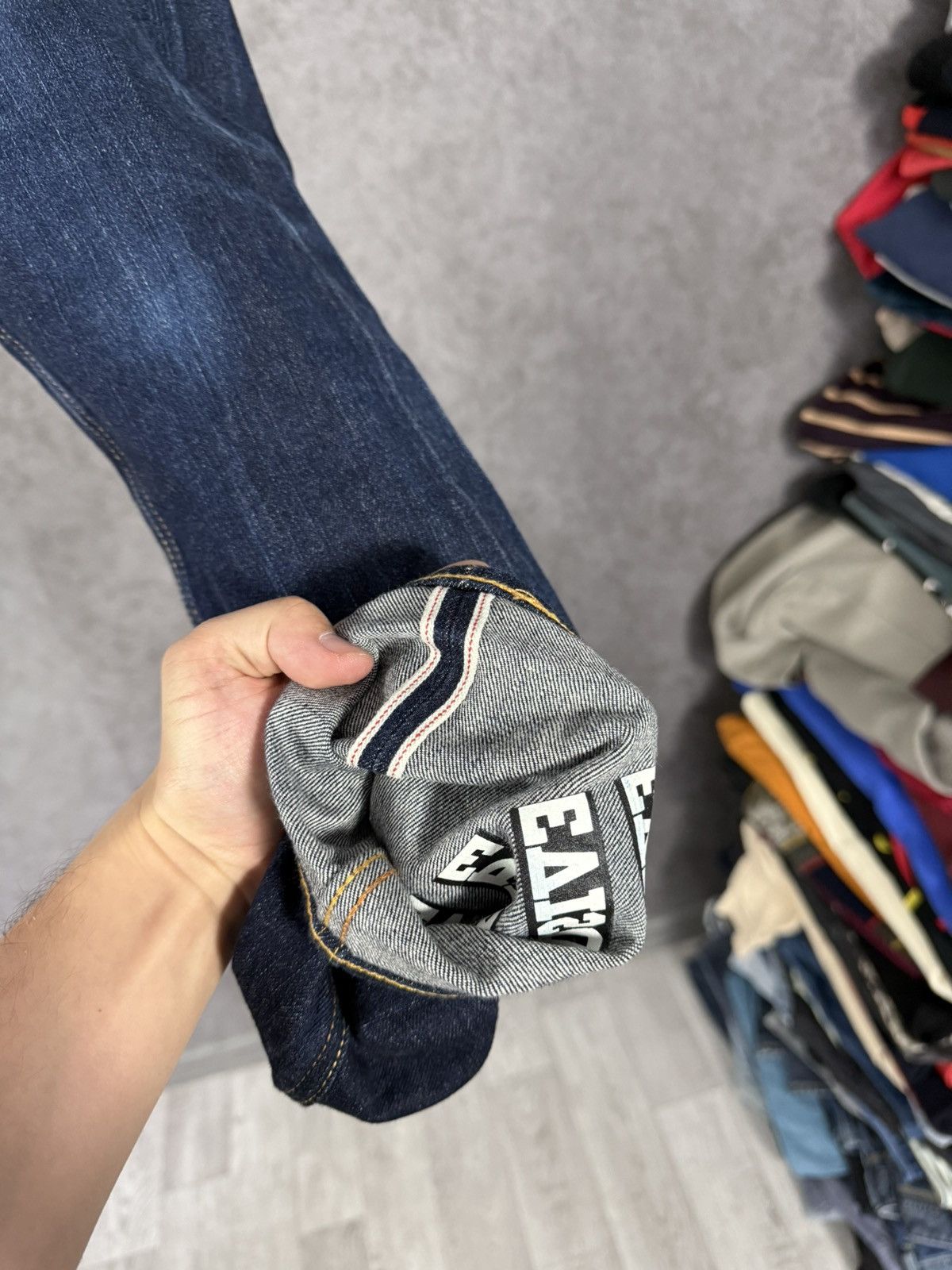 Evisu Evisu Japanese selvedge jeans Size US 30 / EU 46 - 9 Thumbnail