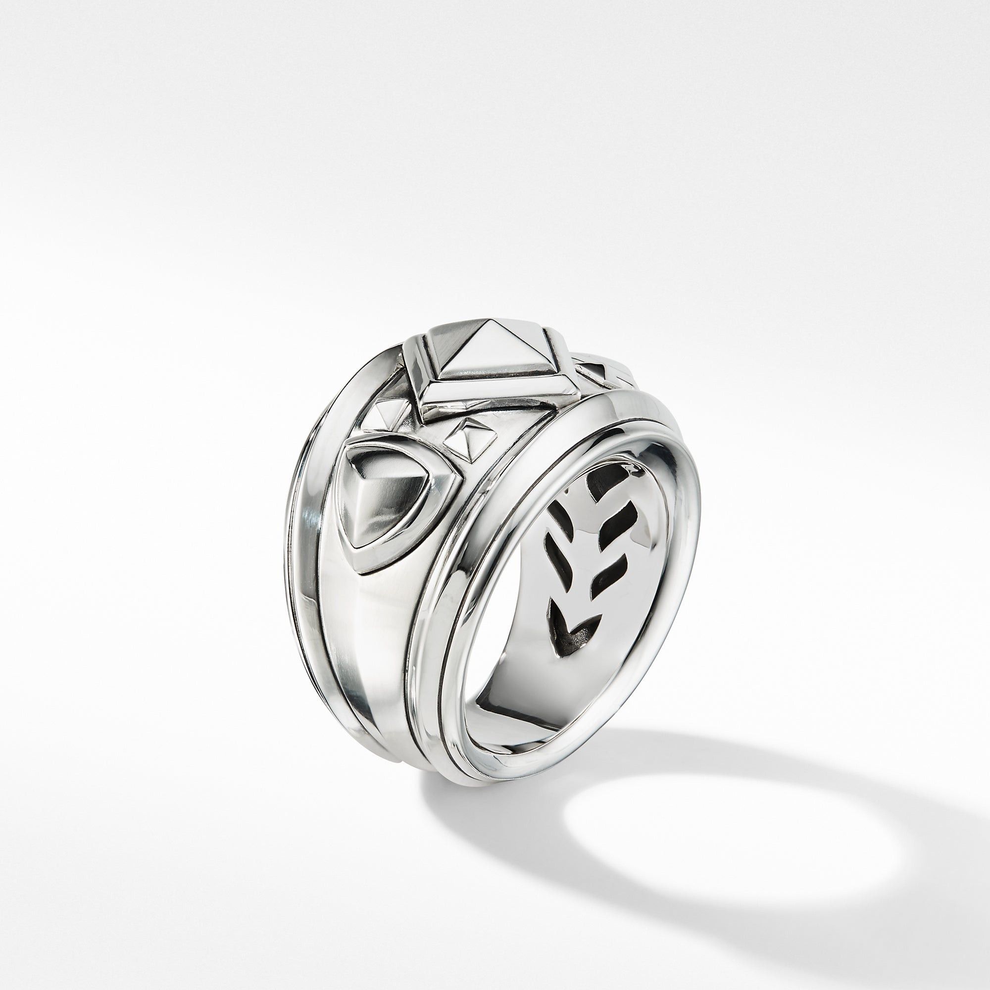 David Yurman o1w1db10525 R14599 Ring in Sterling Silver & 18.6mm Size ONE SIZE - 2 Thumbnail
