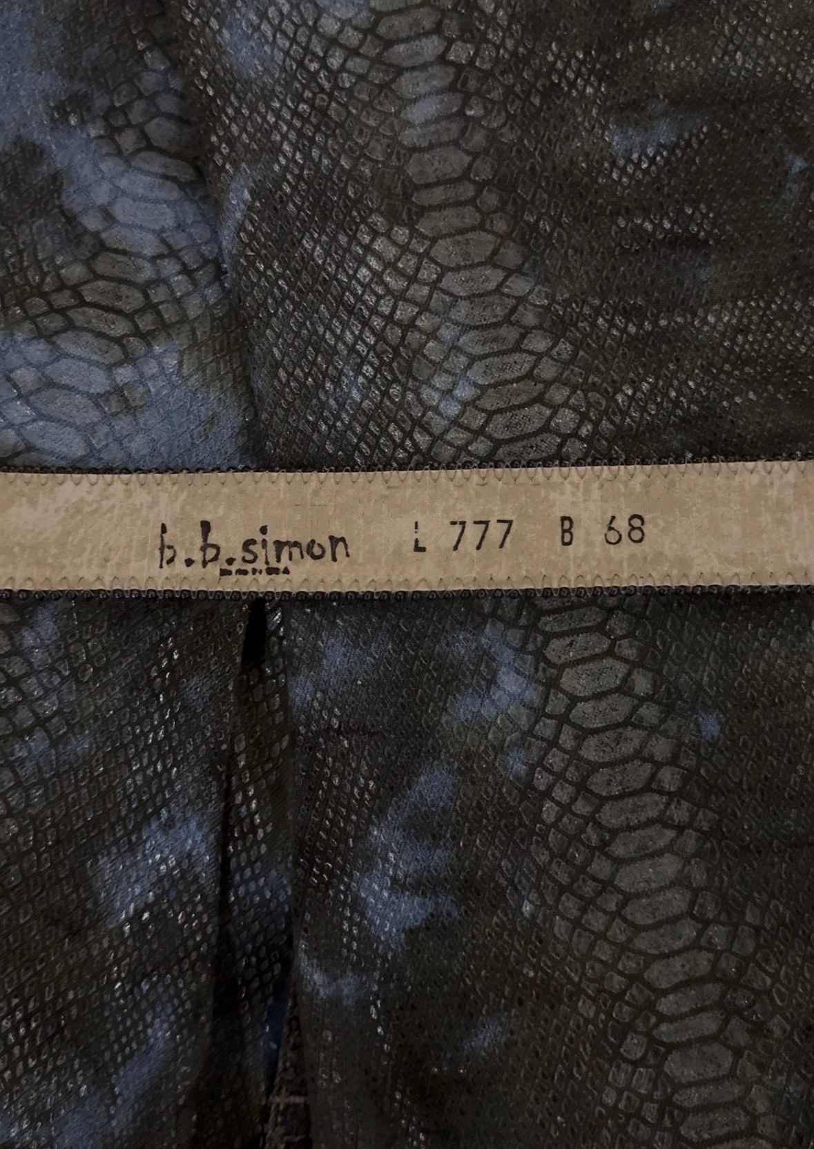 B.B. Simon Brown BB belt, big buckle Size 32 - 8 Thumbnail