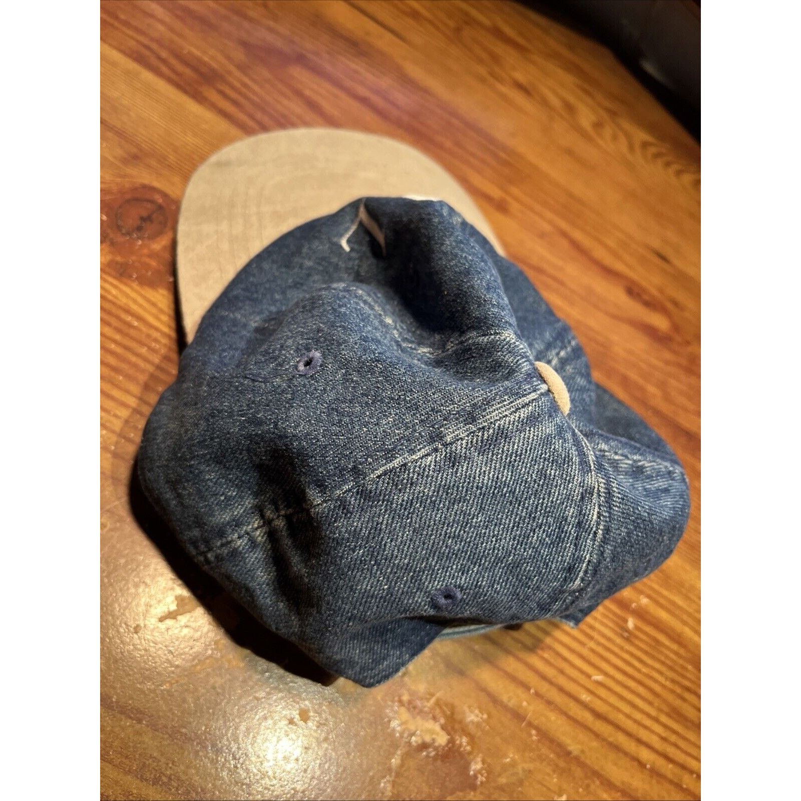 Yupong Vintage 90s R4L Denim Blue Jean Hat Yupoong Cotton One Size Size ONE SIZE - 7 Thumbnail