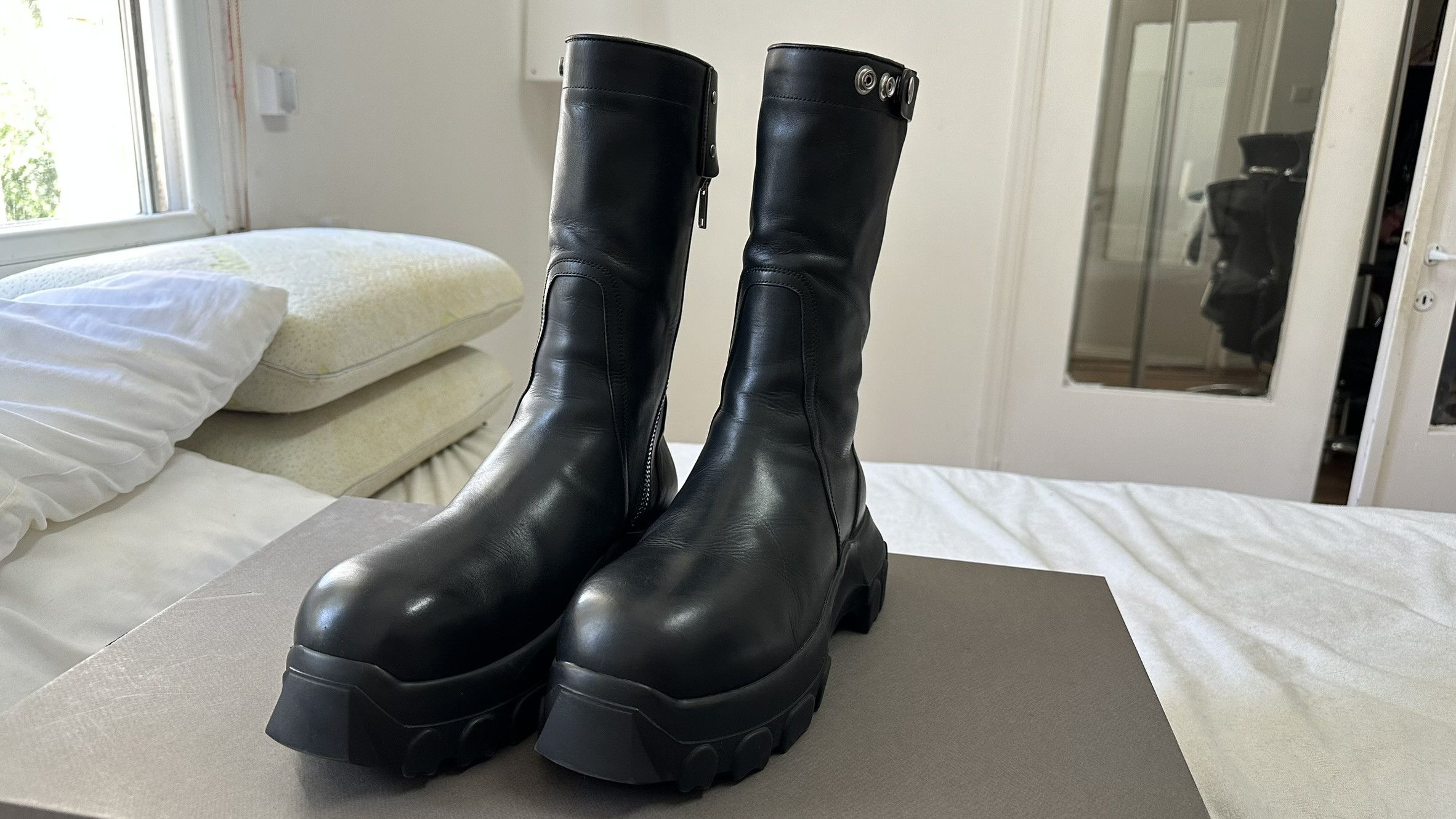 Rick Owens Creeper Bozo Tractor Boots