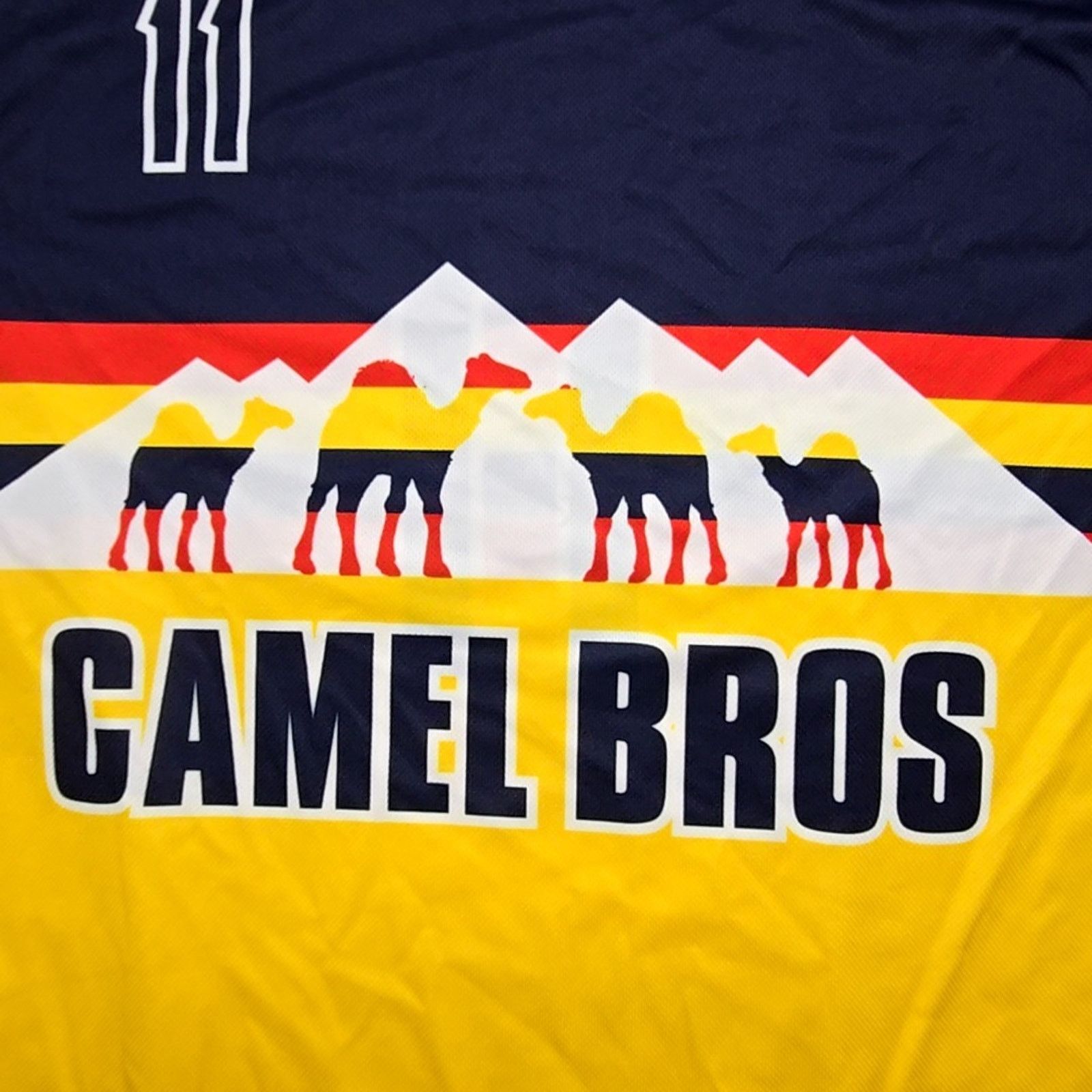 Other Camel Bros Long Sleeve Soccer Jersey Large Yellow Red Black Size US L / EU 52-54 / 3 - 2 Thumbnail