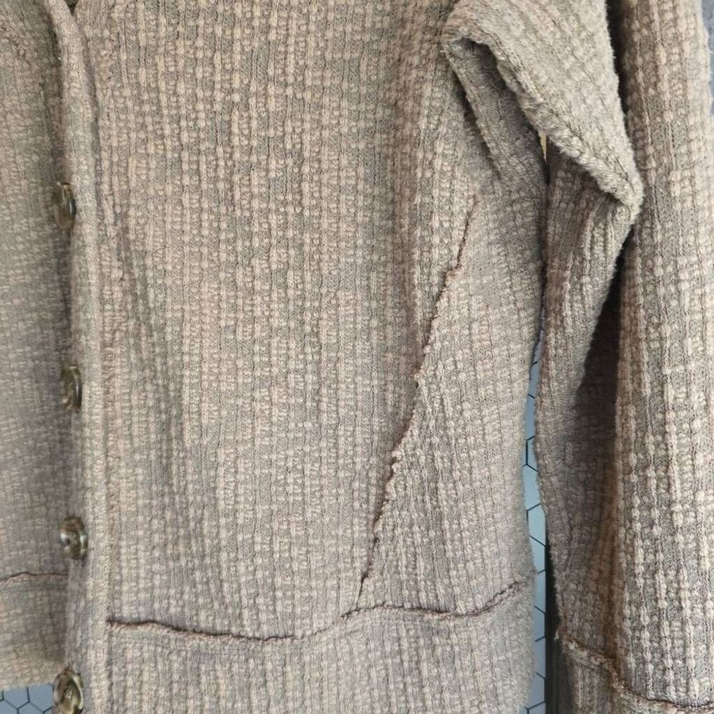 Vince Camuto Vince Camuto Olive Green Button Up Cardigan Size L Size L / US 10 / IT 46 - 7 Thumbnail