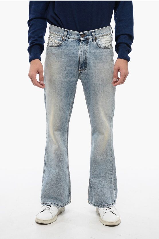 ERL damaged Flared 詰め jeans