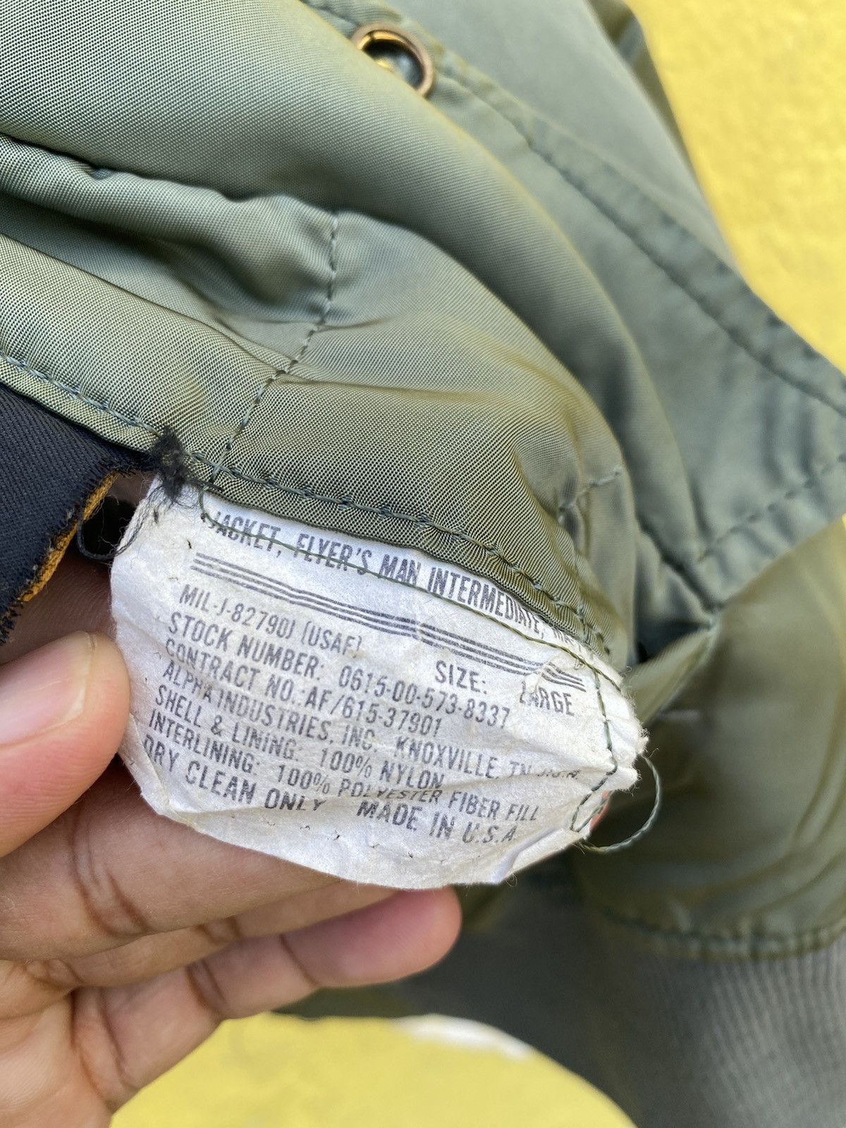 Alpha Industries × Vintage Vintage MA-1 Alpha Industries Bomber jacket Size US L / EU 52-54 / 3 - 5 Thumbnail