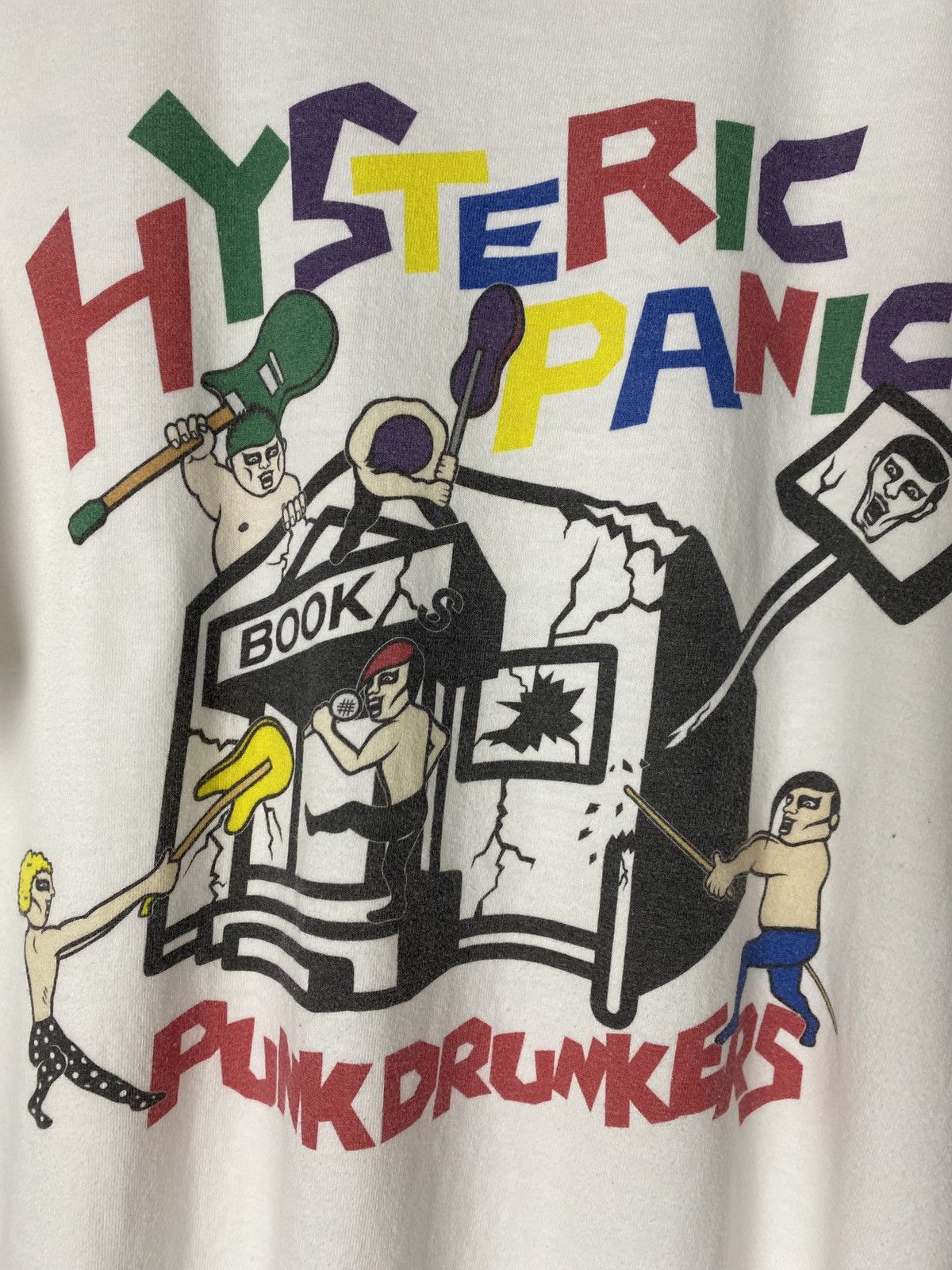 Hysteric Glamour × Japanese Brand Hysteric Panic Punk Drunkers Japan Tee Size US XL / EU 56 / 4 - 2 Thumbnail