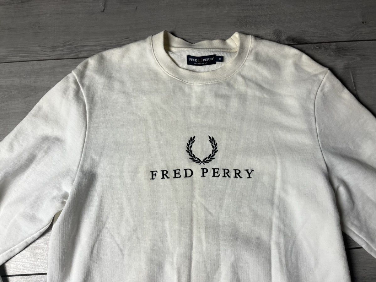 Fred Perry Fred perry sweatshirt spellout logo embroidered size Medium Size US M / EU 48-50 / 2 - 3 Thumbnail