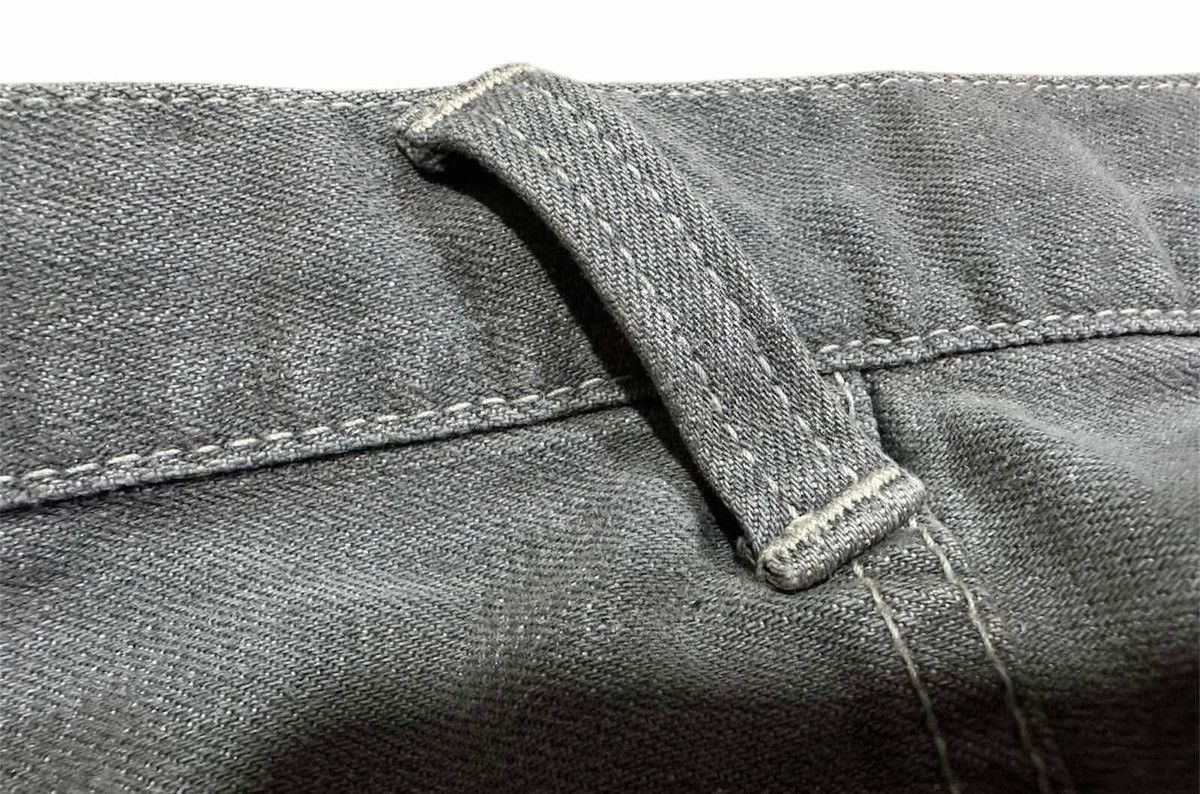 If Six Was Nine × Le Grande Bleu (L.G.B.) × Tornado Mart 🔥Y2K Archived Tornado Mart Denim Charcoal Mud Wash Glitter Size US 30 / EU 46 - 14 Thumbnail