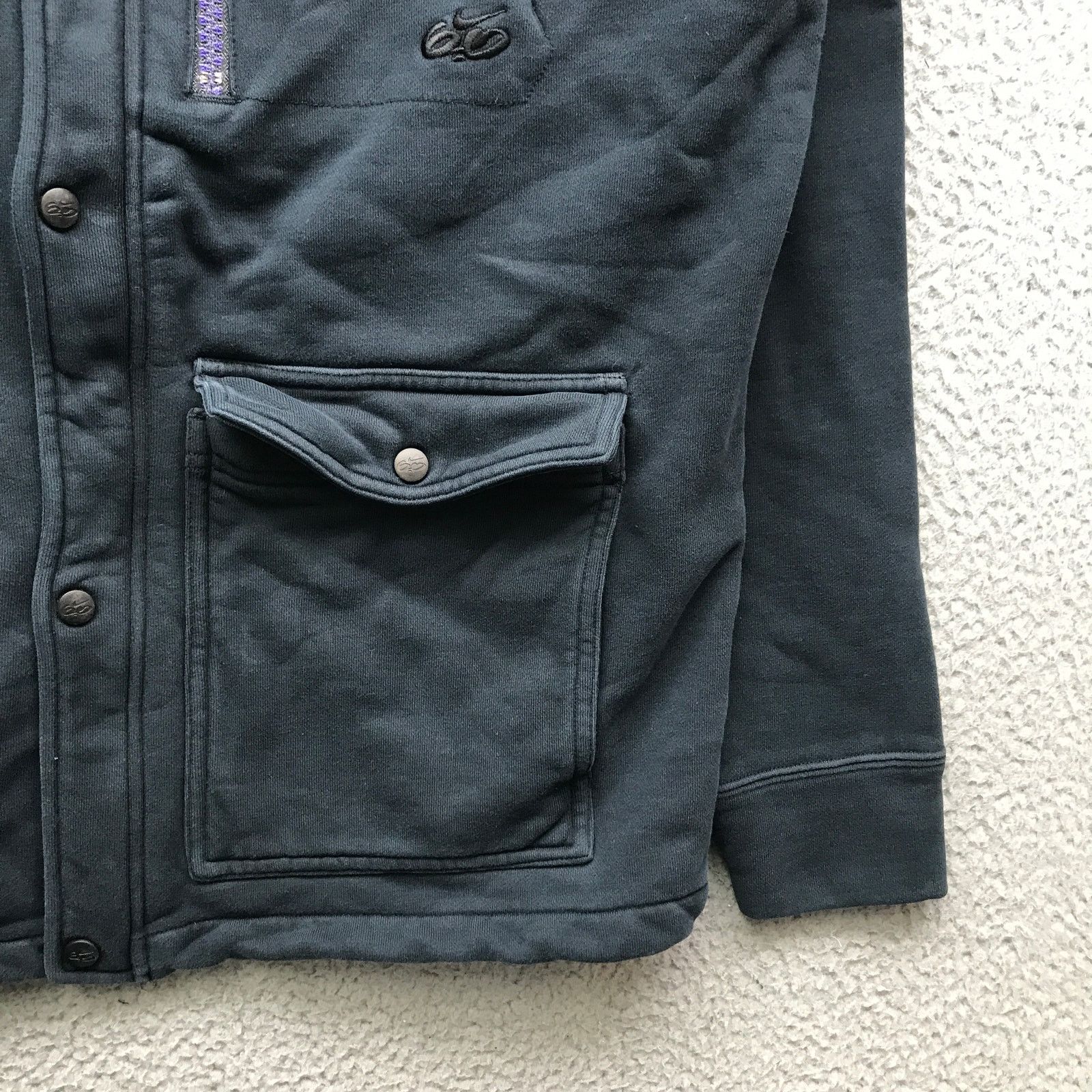 Nike Nike SB 6.0 Jacket Men Medium Full Zip Snap Pockets Navy Size US M / EU 48-50 / 2 - 4 Thumbnail