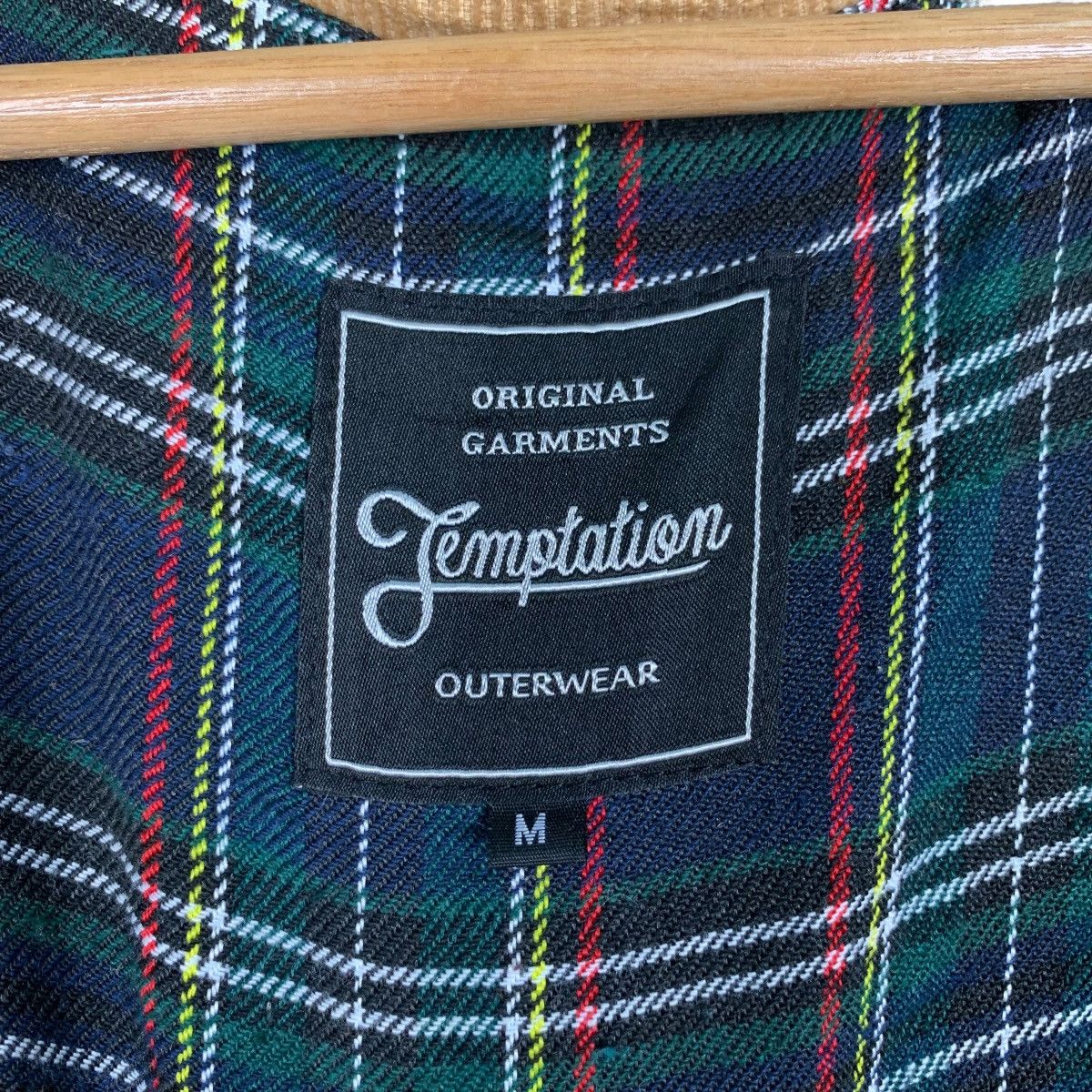Japanese Brand TEMPTATION Outerwear Plaid Lined Chore Jacket #0259-C12 Size US M / EU 48-50 / 2 - 16 Thumbnail
