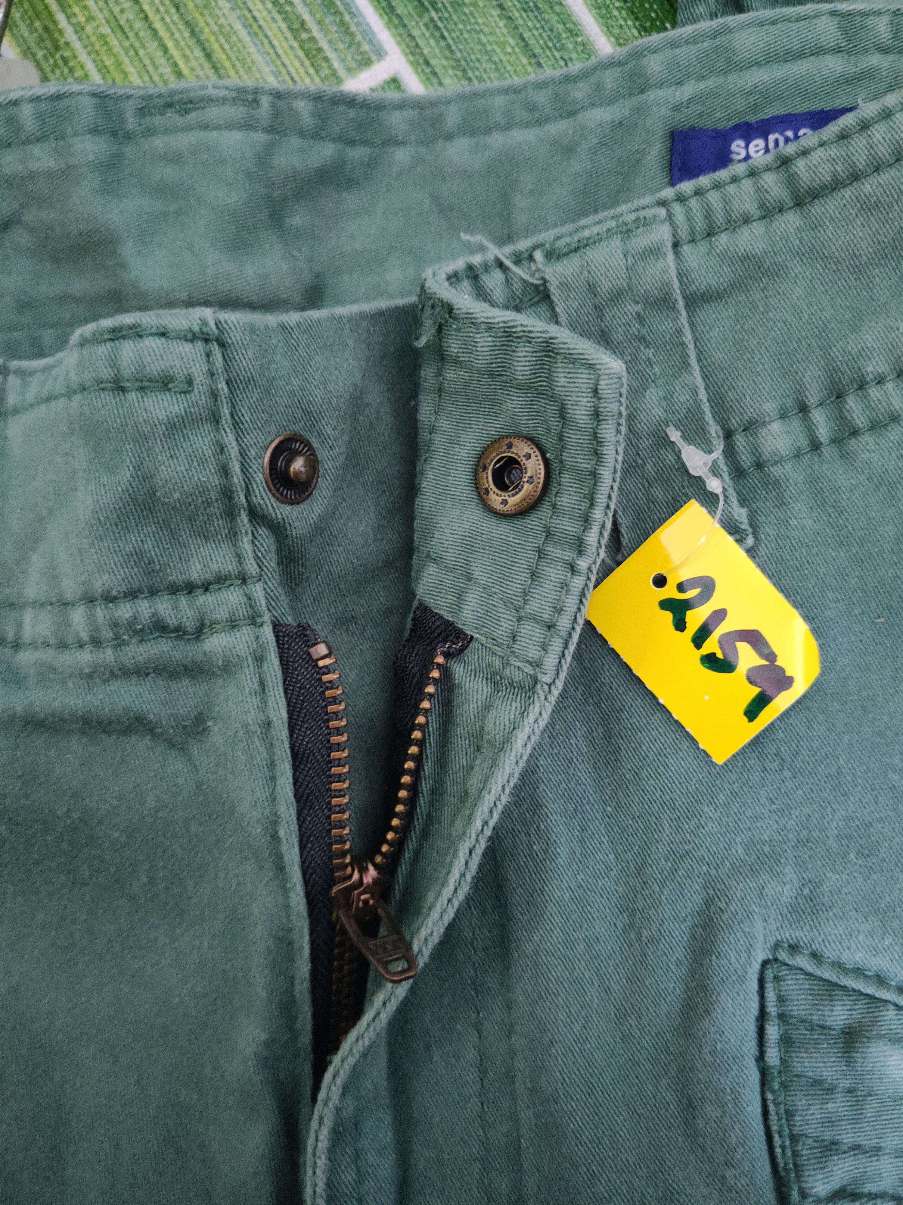 semanticdesign DL Semantic Design Green Multipocket Cargo Pants #2159 Size US 30 / EU 46 - 14 Thumbnail