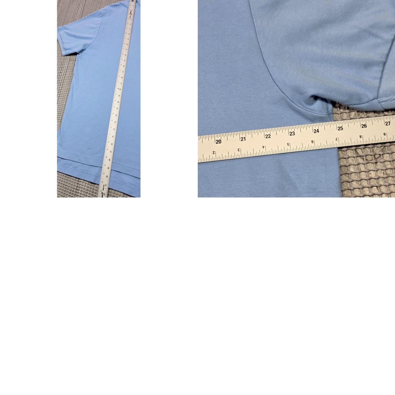 Polo Ralph Lauren VTG Polo Ralph Lauren Polo Shirt XL Light Blue Short Sleeve Mens Solid Blue Pony Classic 90s Theme Size US XL / EU 56 / 4 - 8 Thumbnail