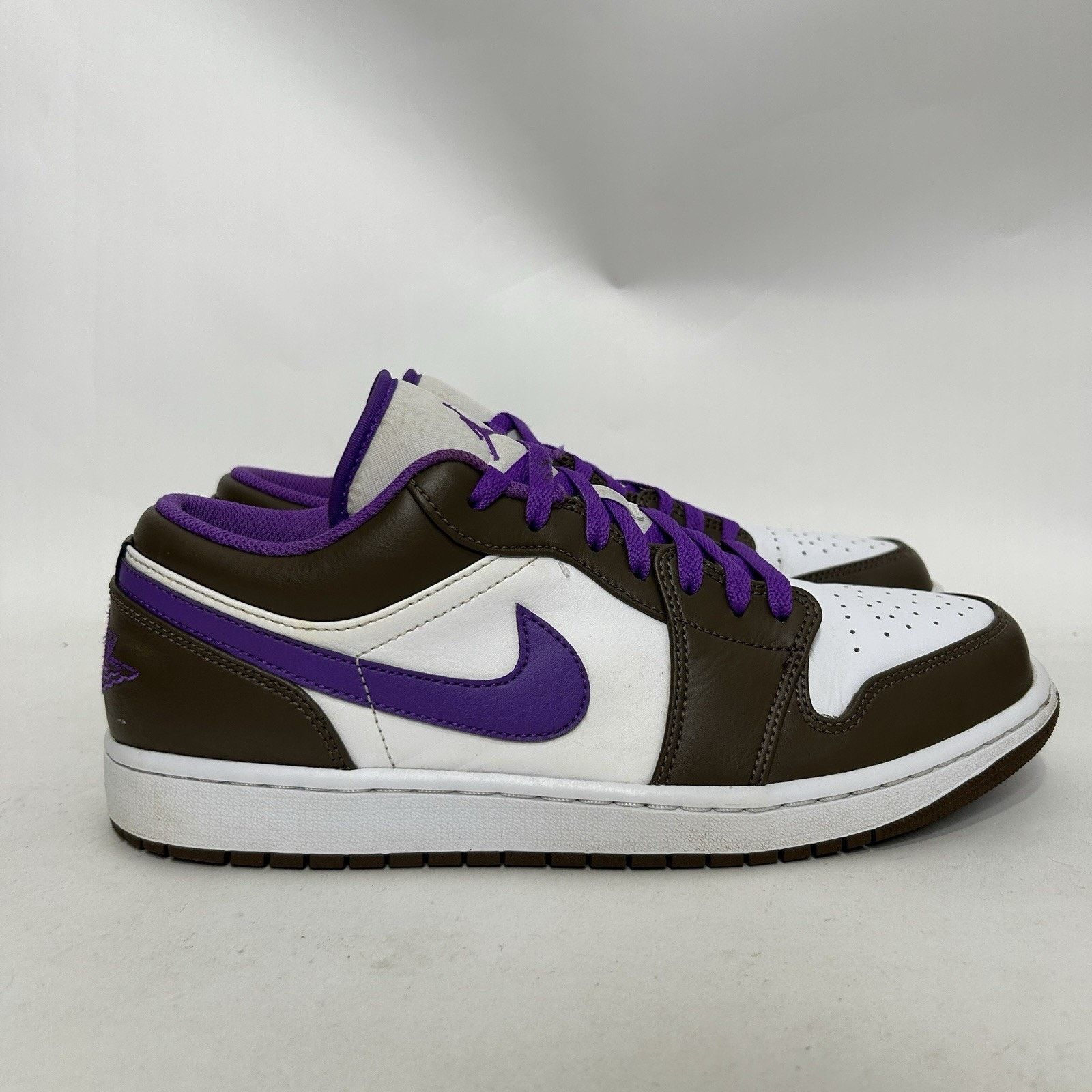 Jordan Brand Nike Air Jordan 1 Low Retro “Purple Mocha/Palomino Berry” Size US 11 / EU 44 - 5 Thumbnail