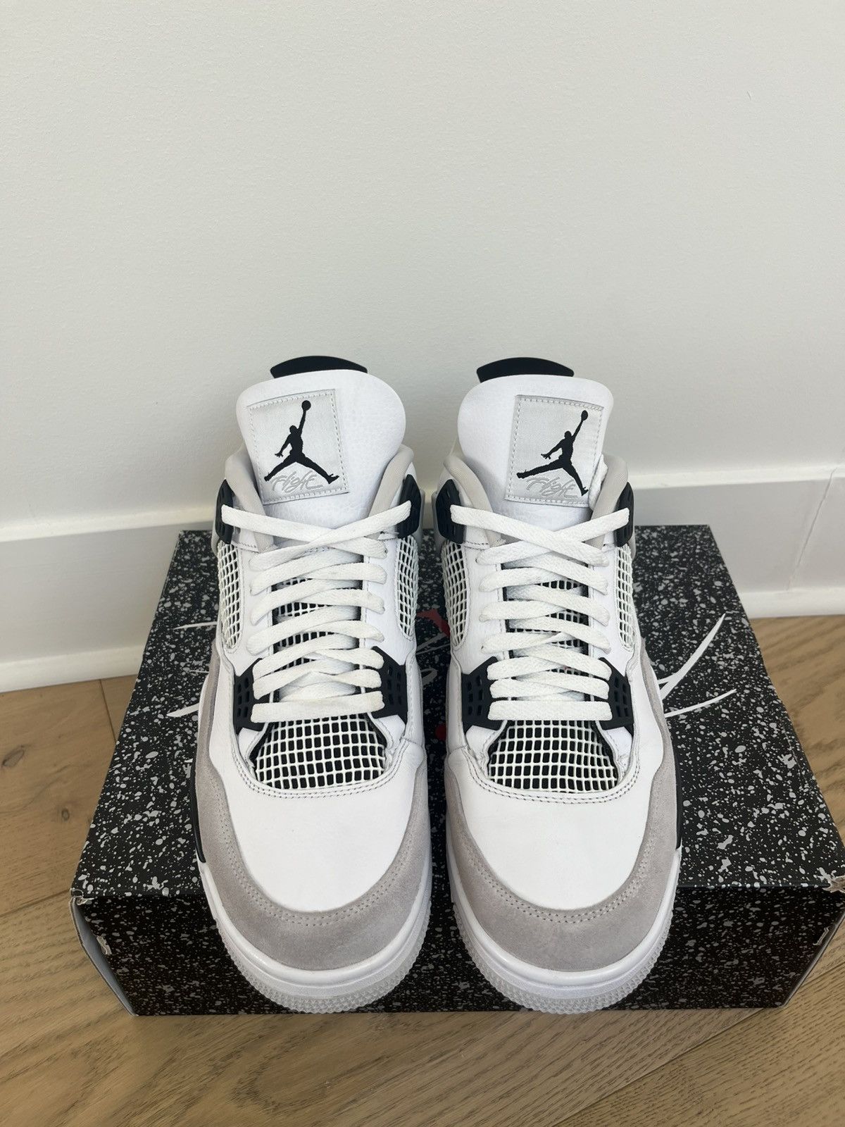 Nike Jordan 4 Military Black Size US 13 / EU 46 - 2 Thumbnail