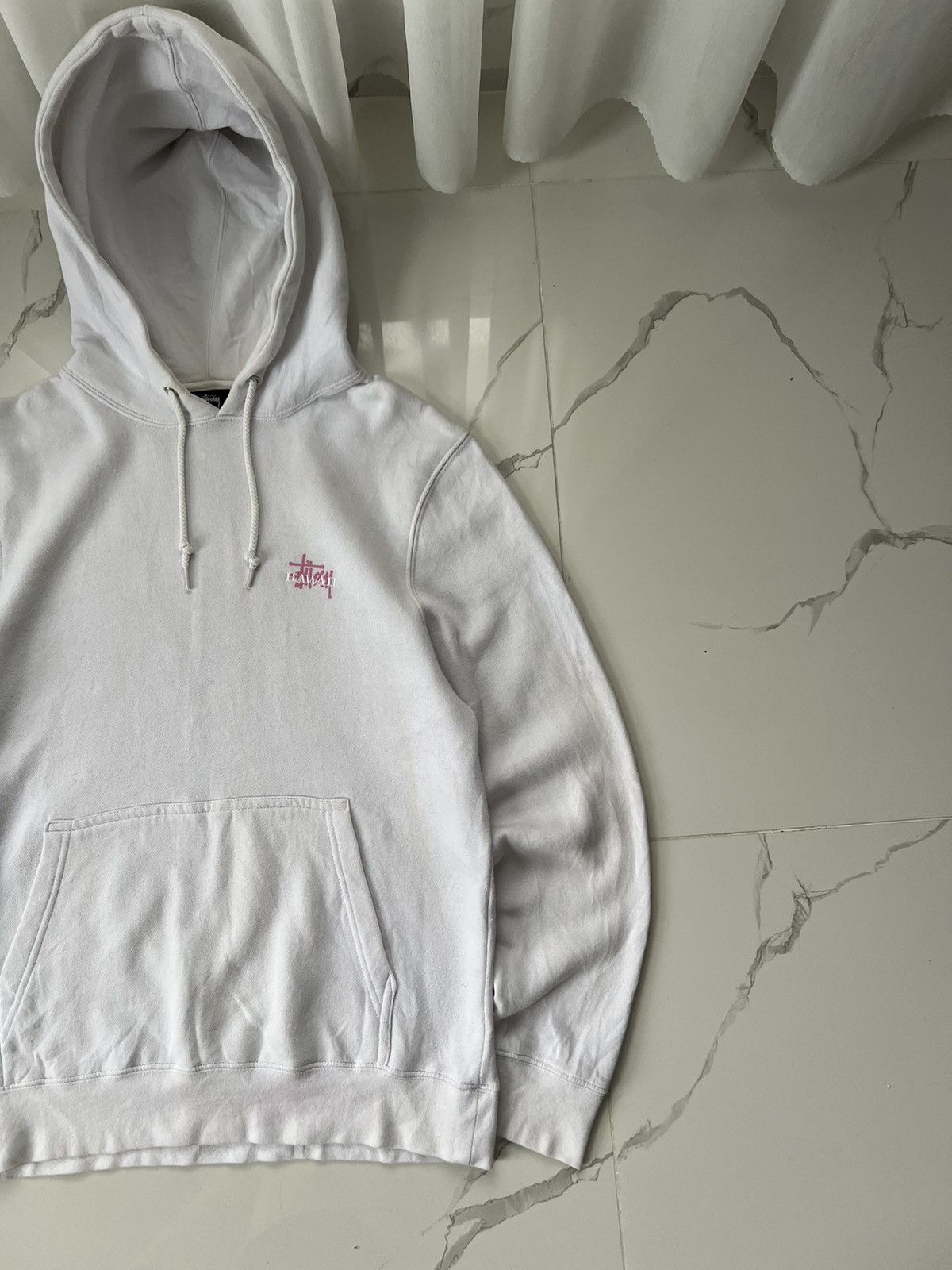 Stussy × Vintage 90's STUSSY HAWAII Y2K SMALL LOGO HOODIE RARE RETRO Size US S / EU 44-46 / 1 - 2 Thumbnail