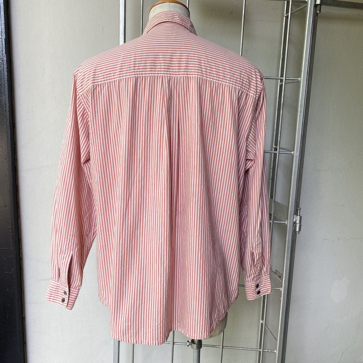 Hai Sporting Gear HAI SPORTING GEAR Red and White Striped Button-Up Shirt Size US M / EU 48-50 / 2 - 4 Thumbnail