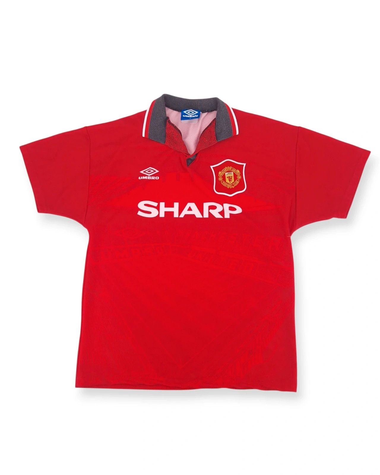 Umbro Vintage Manchester Utd 94 95 96 vintage home jersey Size US M / EU 48-50 / 2 - 1 Thumbnail