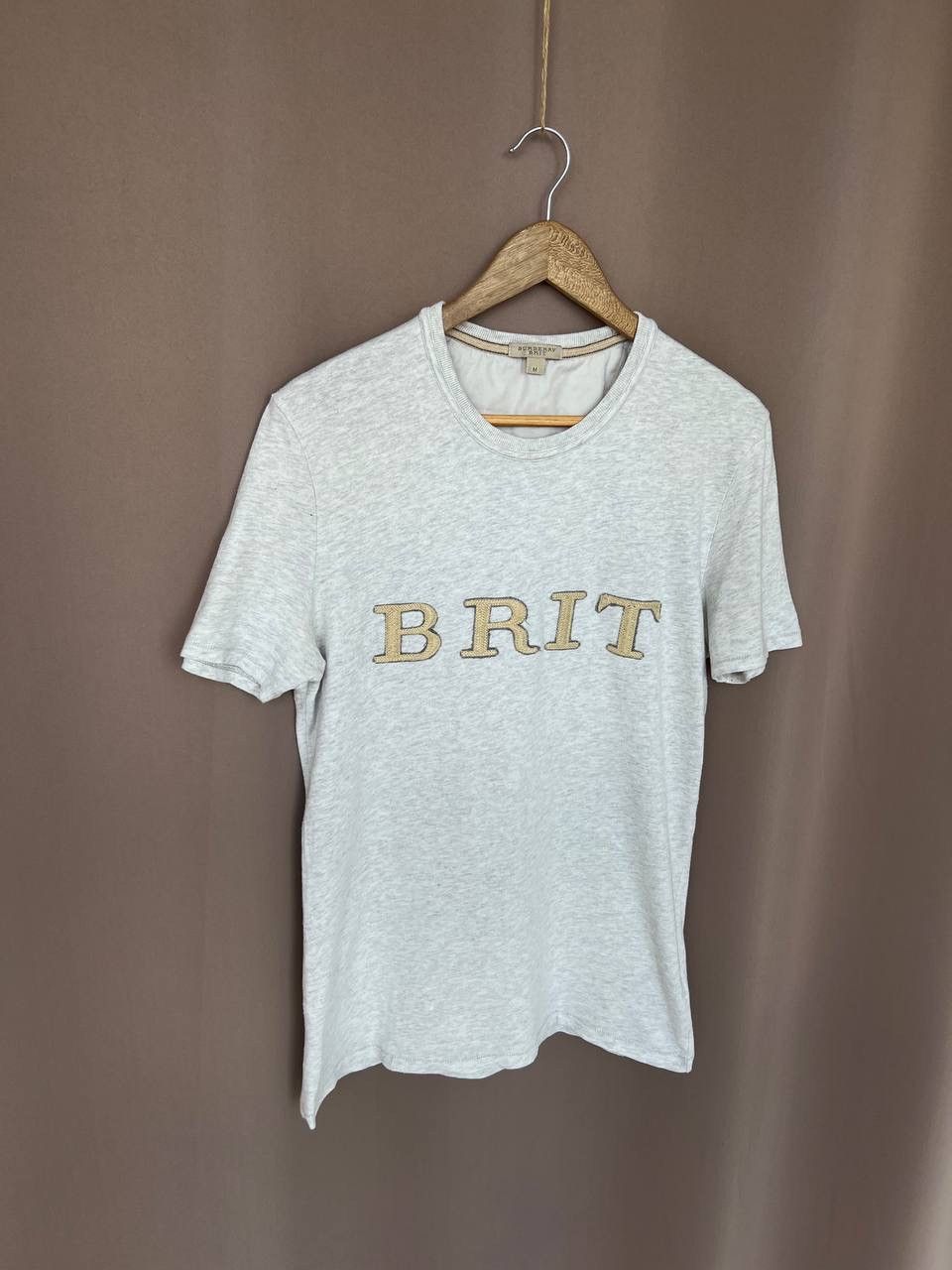 Burberry Burberry Brit Embroidery Slim Fit T-Shirt Mens Size M Size US M / EU 48-50 / 2 - 5 Thumbnail