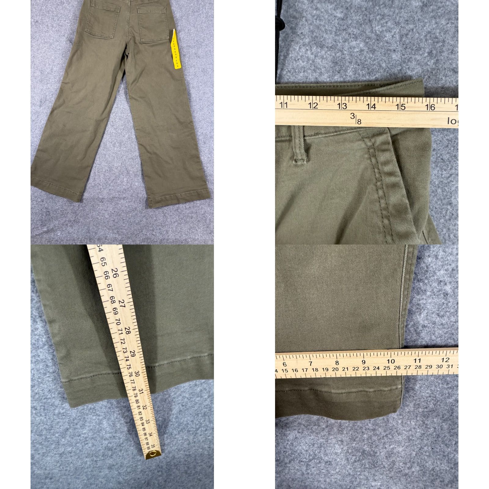 Nine West Nine West Wide Leg Pants Womens 8 Kalamata Green Comfort Stretch Trousers NWT Pants Size 30" / US 8 / IT 44 - 9 Thumbnail