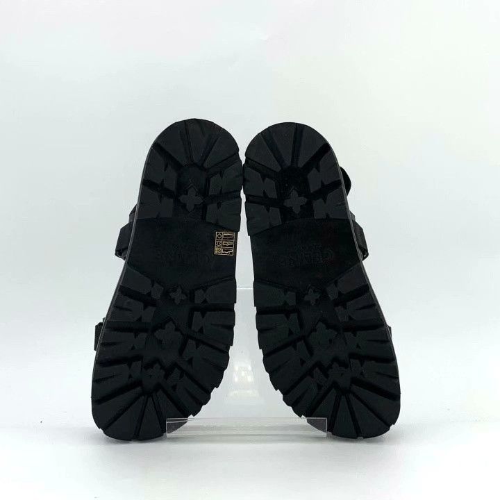 Celine Celine Black Round Toe Velcro Casual Sandals Size US 8 / EU 41 - 5 Thumbnail