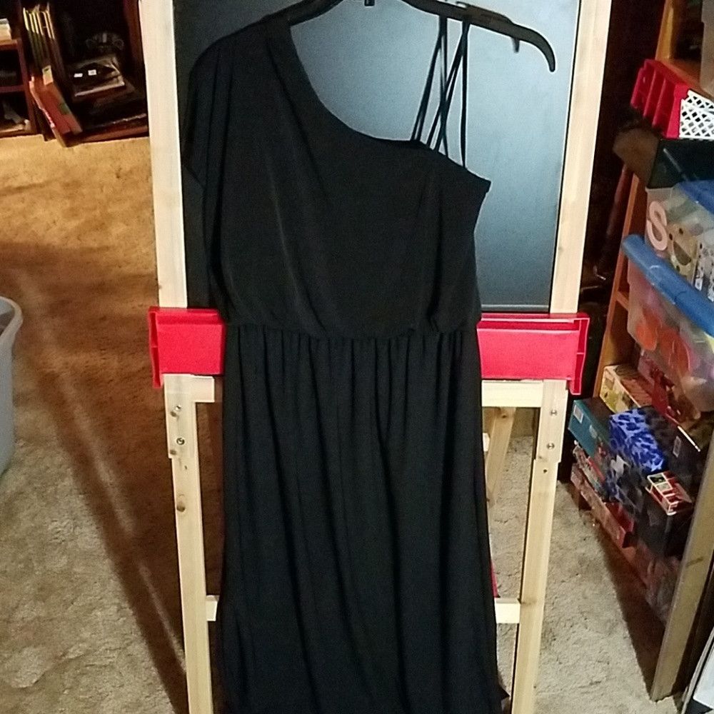 Other Storm Off The Shoulder Black Maxi Large Size L / US 10 / IT 46 - 1 Thumbnail