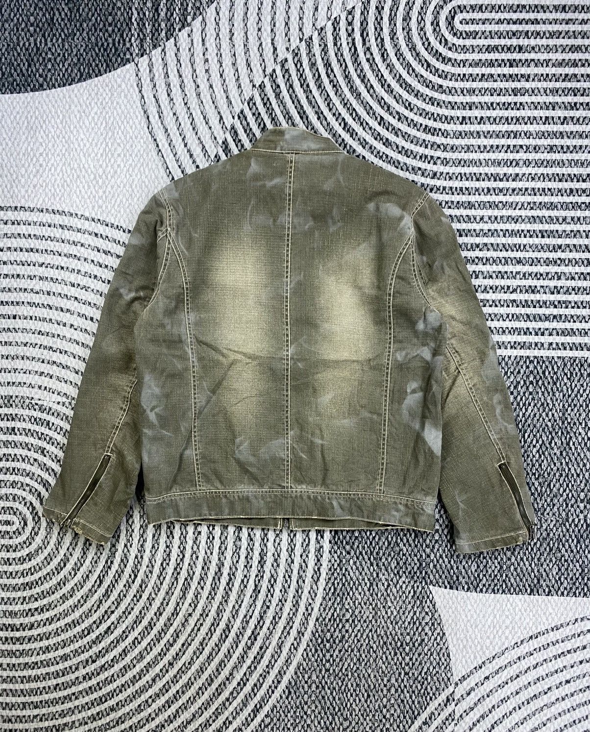 Japanese Brand Vintage Allix Design Company Tokyo Japan Denim Zipper Jacket Size US M / EU 48-50 / 2 - 2 Thumbnail
