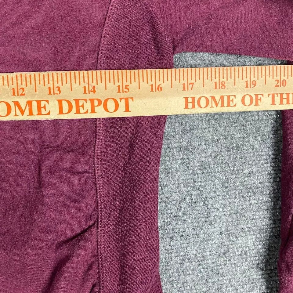 Other Liz Lange Maternity Top Women's XS Long Sleeve Burgundy Size XS / US 0-2 / IT 36-38 - 5 Thumbnail