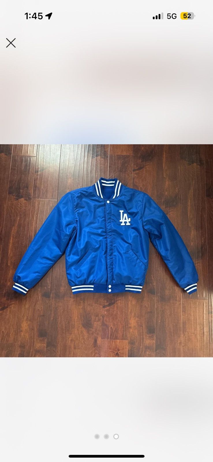 JH Design × MLB Dodgers reversible varsity jacket Size US M / EU 48-50 / 2 - 3 Thumbnail