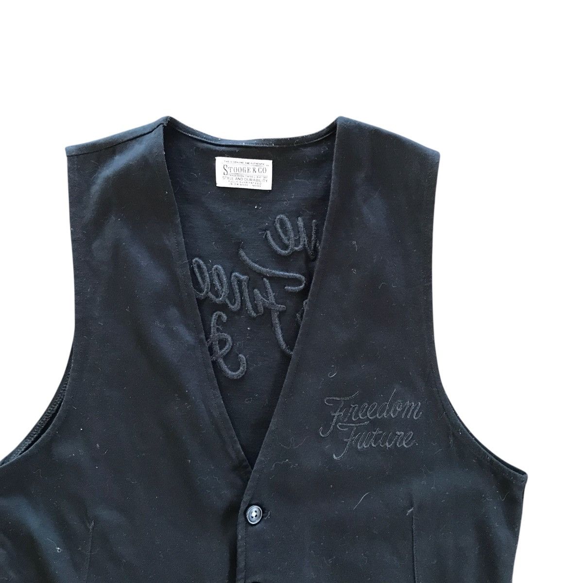 Vintage Stooge and Co Union Made Workwear Vest Jacket Size US XS / EU 42 / 0 - 4 Thumbnail
