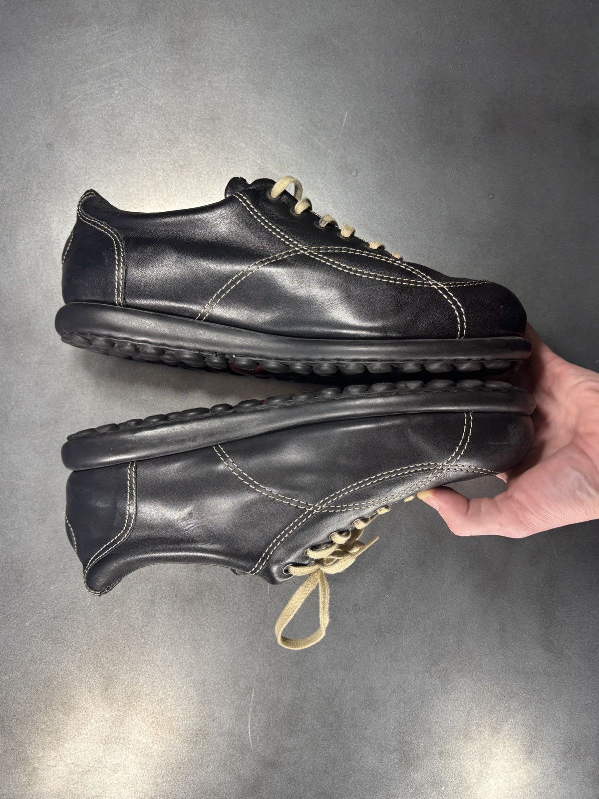 Camper F/W 2003 Camper Pelotas Shoes Leather Contrast Stitch Chunky Size US 11 / EU 44 - 11 Thumbnail