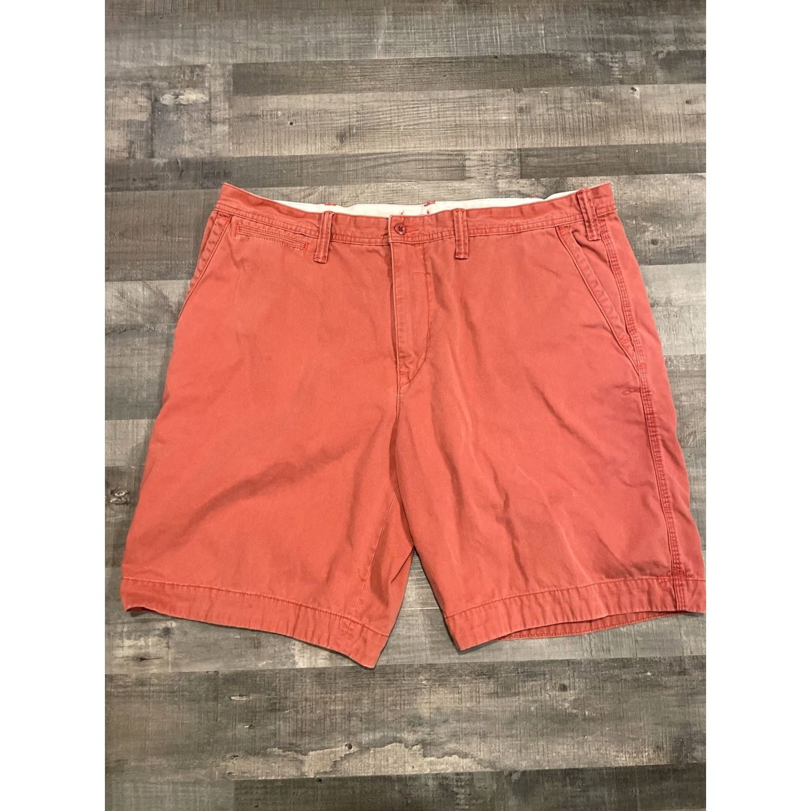Polo Ralph Lauren Polo Ralph Lauren Shorts Mens 40 Red Salmon Chino Outdoor Pony Relaxed Fit F183 Size US L / EU 52-54 / 3 - 3 Thumbnail