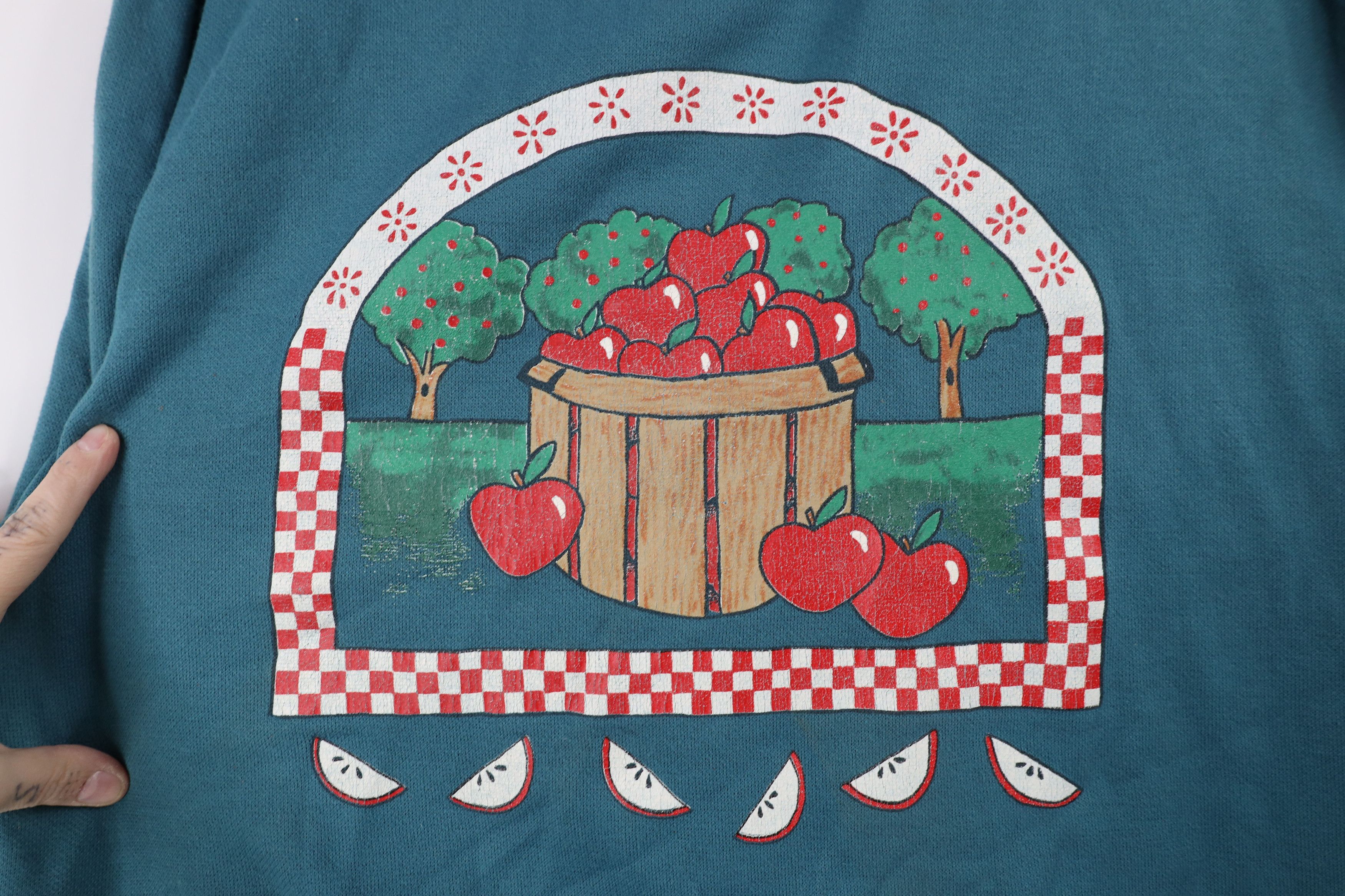 Vintage Vintage 90s Streetwear Apple Orchard Country Sweatshirt USA Size L / US 10 / IT 46 - 4 Thumbnail