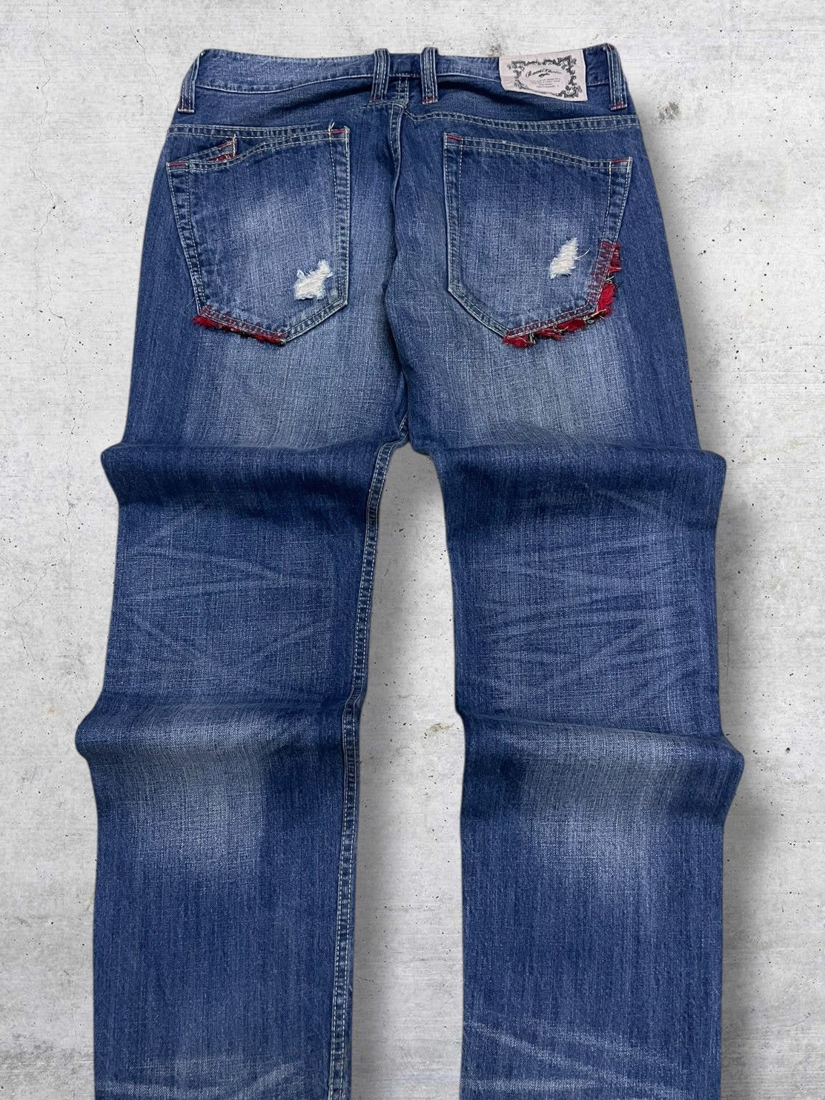 Hysteric Glamour VINTAGE ROOT THREE JAPAN DESIGNER 90S OG GRUNGE KURT DENIM Size US 31 - 12 Thumbnail