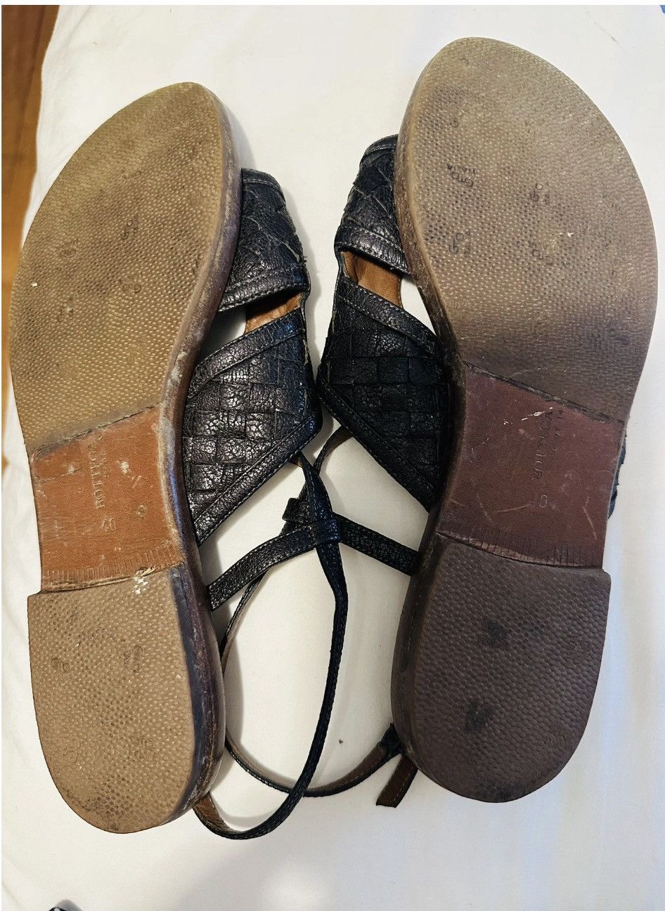 Bottega Veneta Bottega Veneta woven leather sandals Size US 10 / IT 40 - 5 Thumbnail