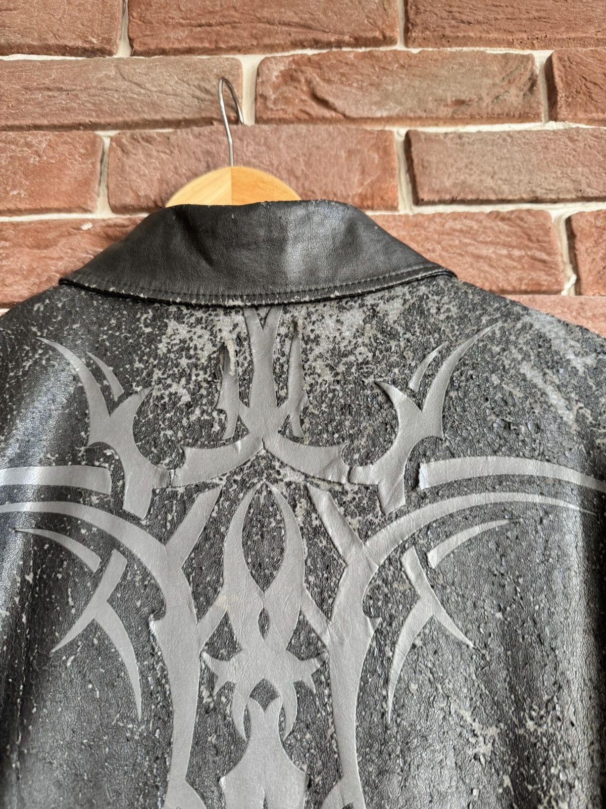 Vintage Vintage Faux Leather Tribal Rave Coat Jacket Rock Punk L Size US L / EU 52-54 / 3 - 18 Thumbnail