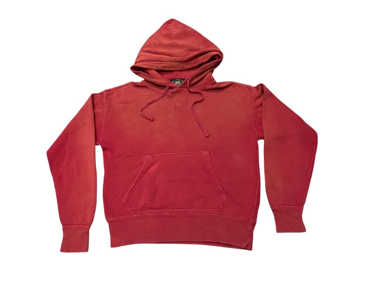 Polo Ralph Lauren 90s RRL BY POLO RALPH LAUREN HOODIE PLAIN SUN FADED Size S / US 4 / IT 40 - 1 Thumbnail