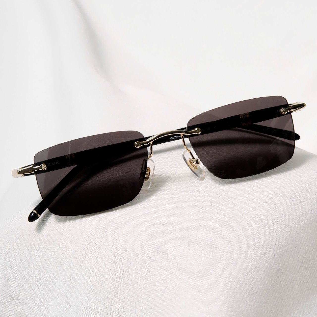 Montblanc MONTBLANC MB0344S 001 SUNGLASSES Size ONE SIZE - 6 Thumbnail