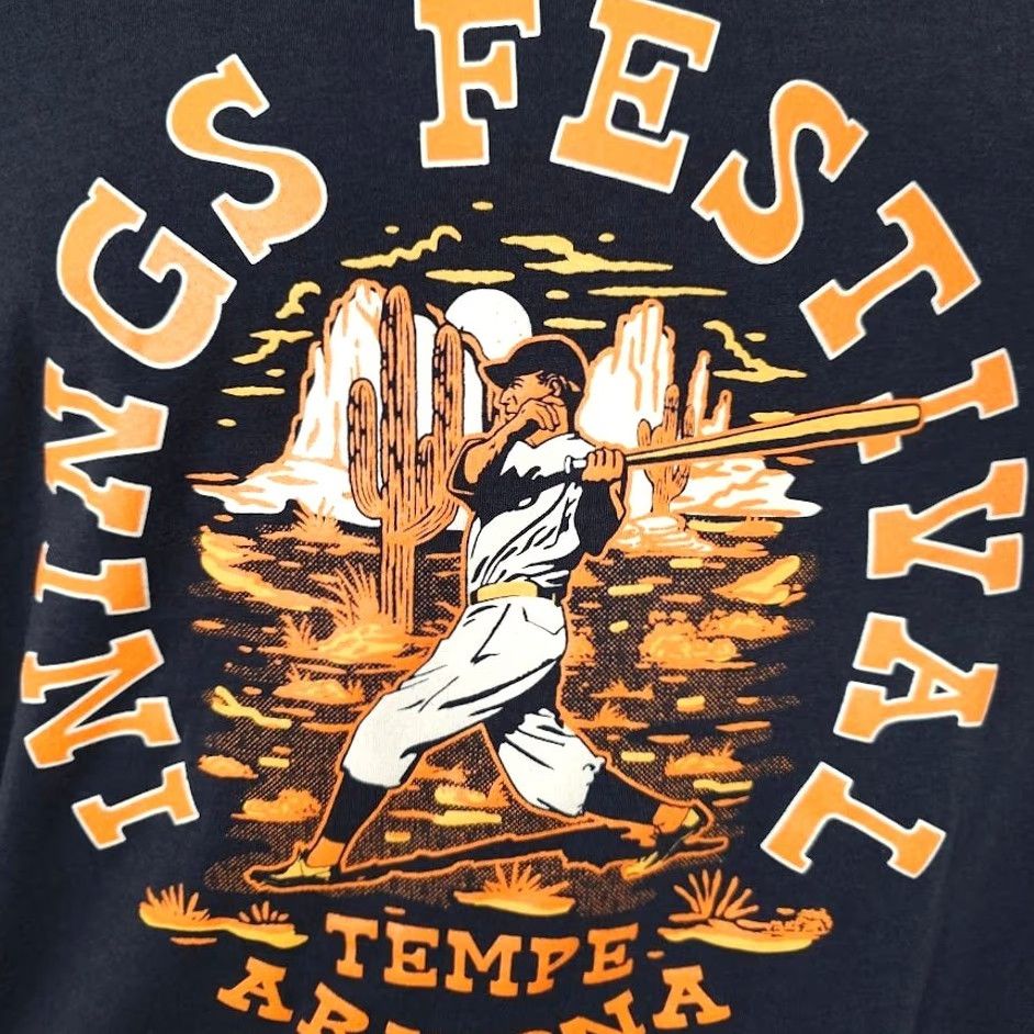 Vintage Innings Festival T Shirt Mens Size Large Blue 2024 Red Hot Chili Peppers Size US L / EU 52-54 / 3 - 3 Thumbnail