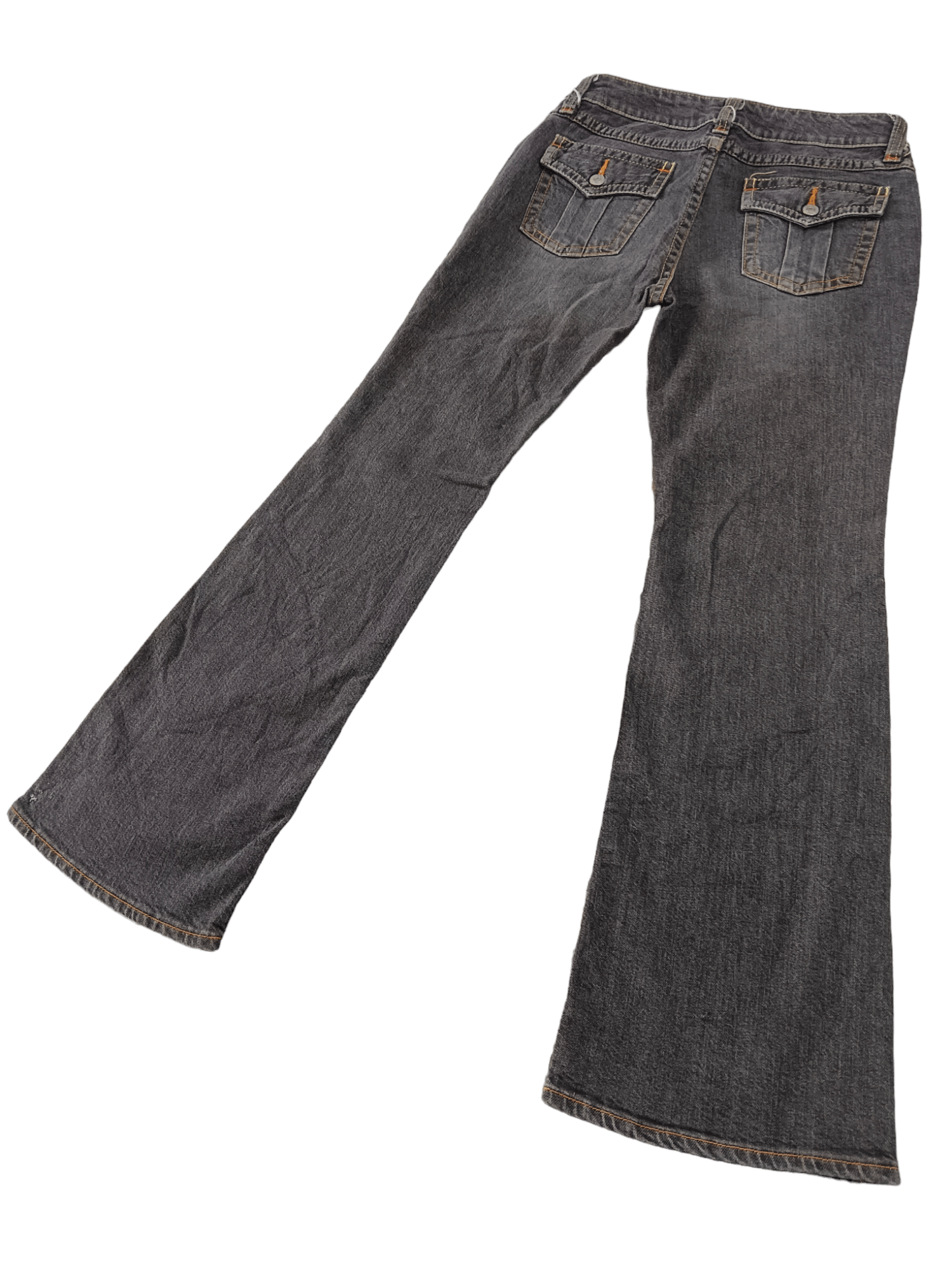 If Six Was Nine Elsy By Stylebasic & Bobson Flared Denim Size 29" - 3 Thumbnail