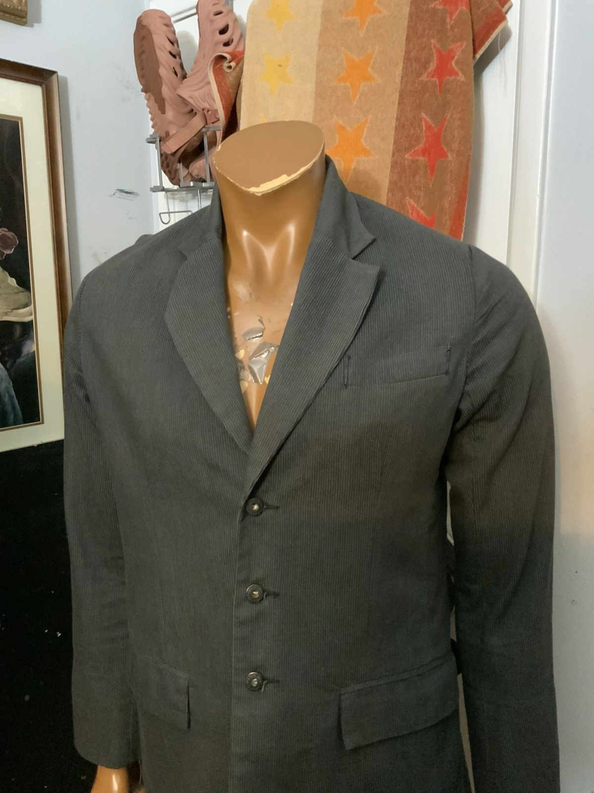 Vintage Vintage Y2K Kikwear California Striped Steampunk Jacket Size US S / EU 44-46 / 1 - 9 Thumbnail
