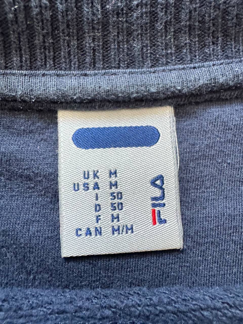 Fila Vintage 90's Fila Italia Navy Retro Sweatshirt Size US M / EU 48-50 / 2 - 7 Thumbnail